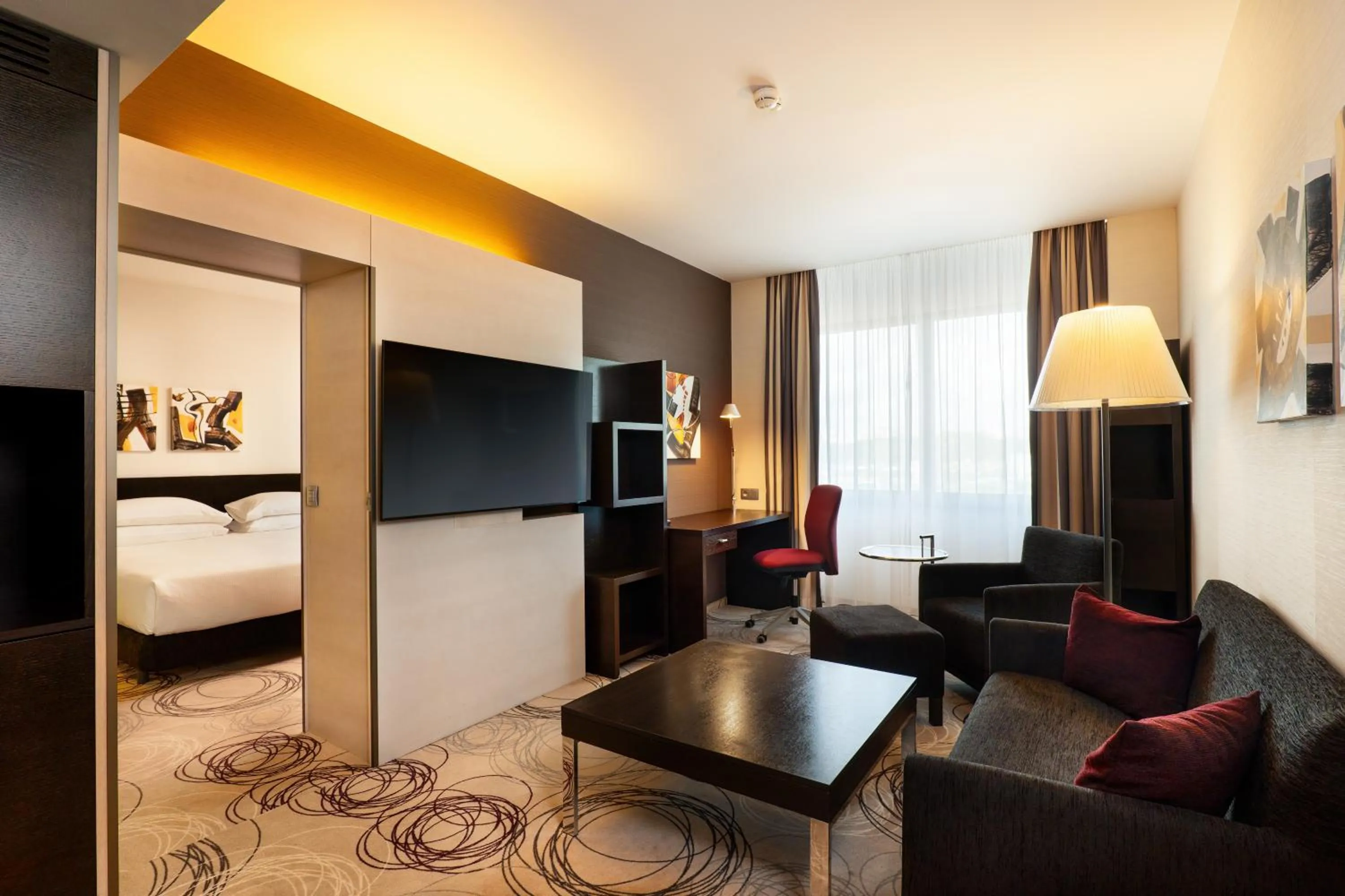 Living room, Bed in DoubleTree By Hilton Košice