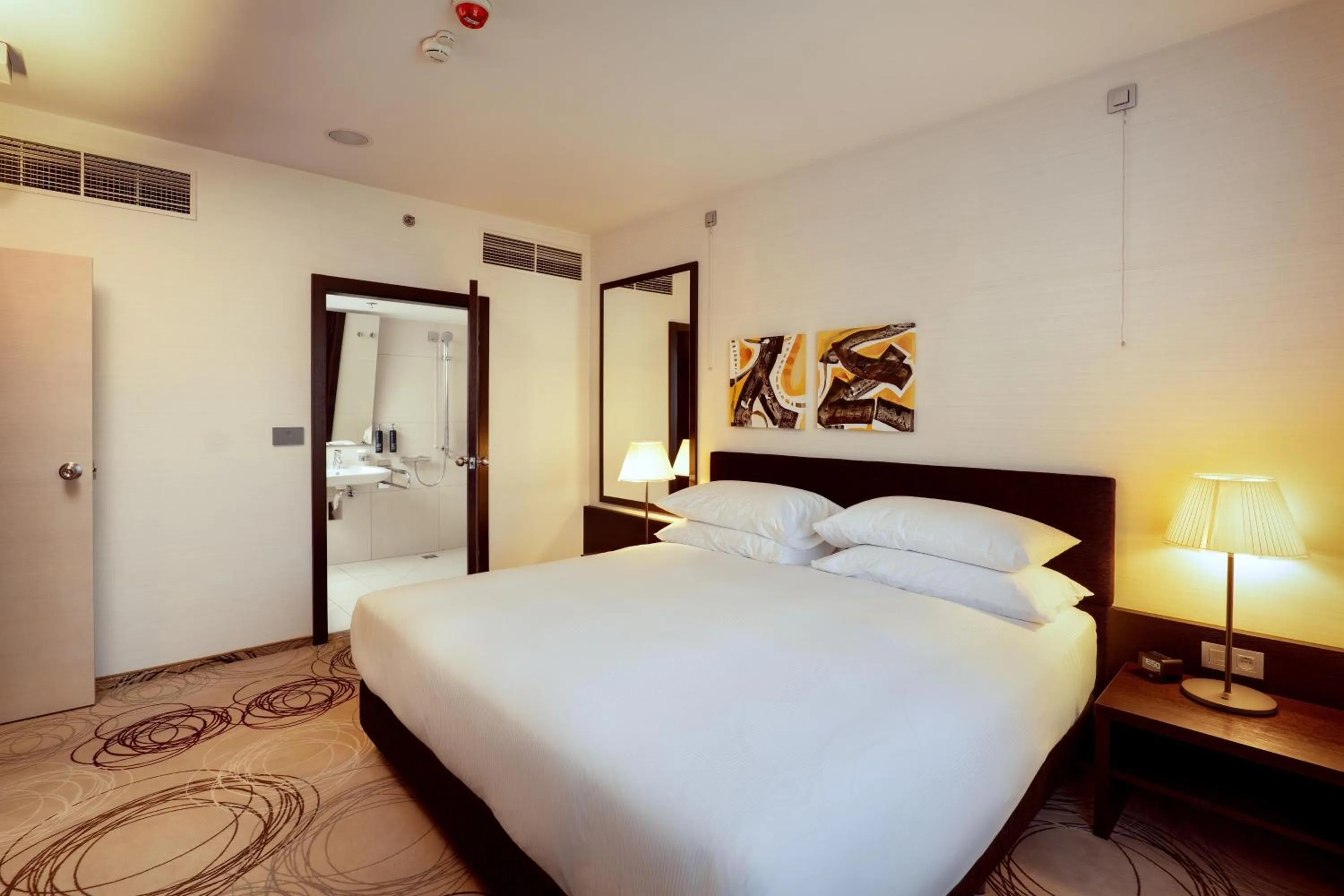 Bed in DoubleTree By Hilton Košice