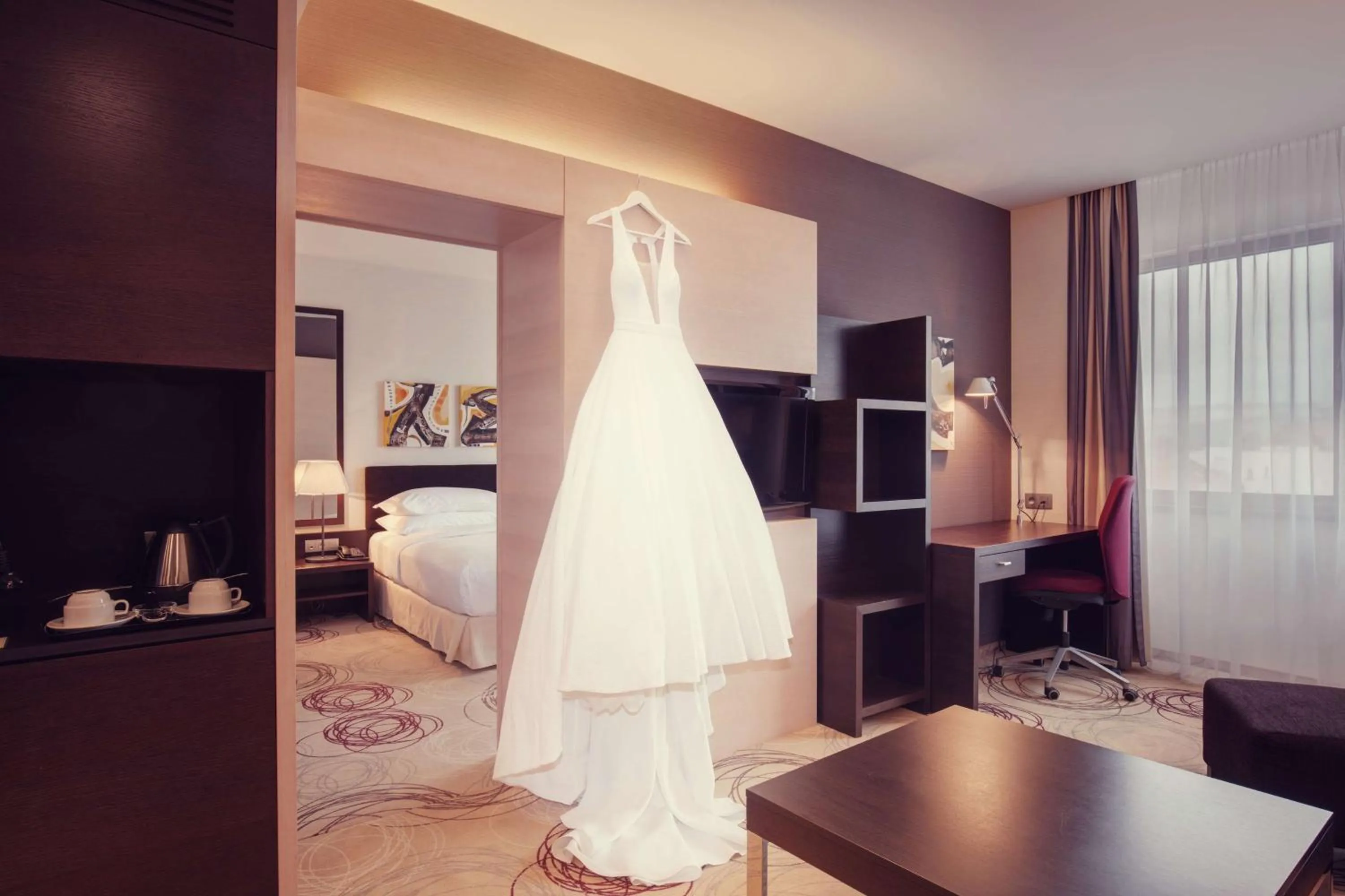 Bedroom, Bed in DoubleTree By Hilton Košice