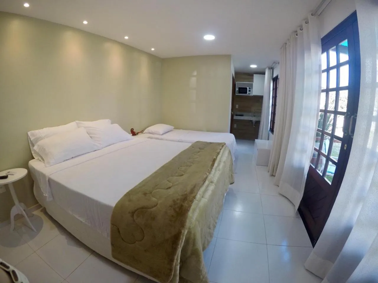 Bed in Pousada Ipioca Beach Village