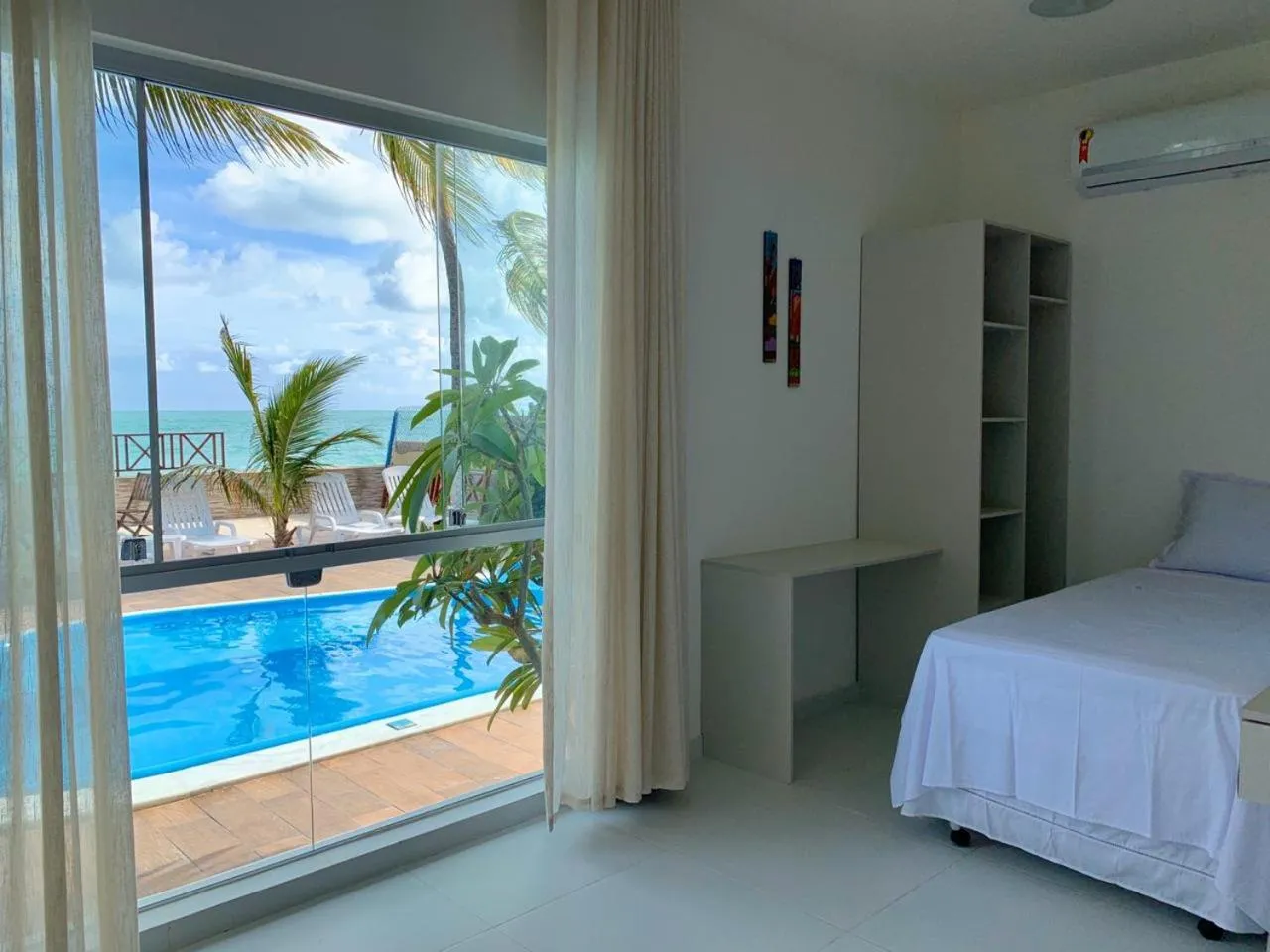 Bed in Pousada Ipioca Beach Village