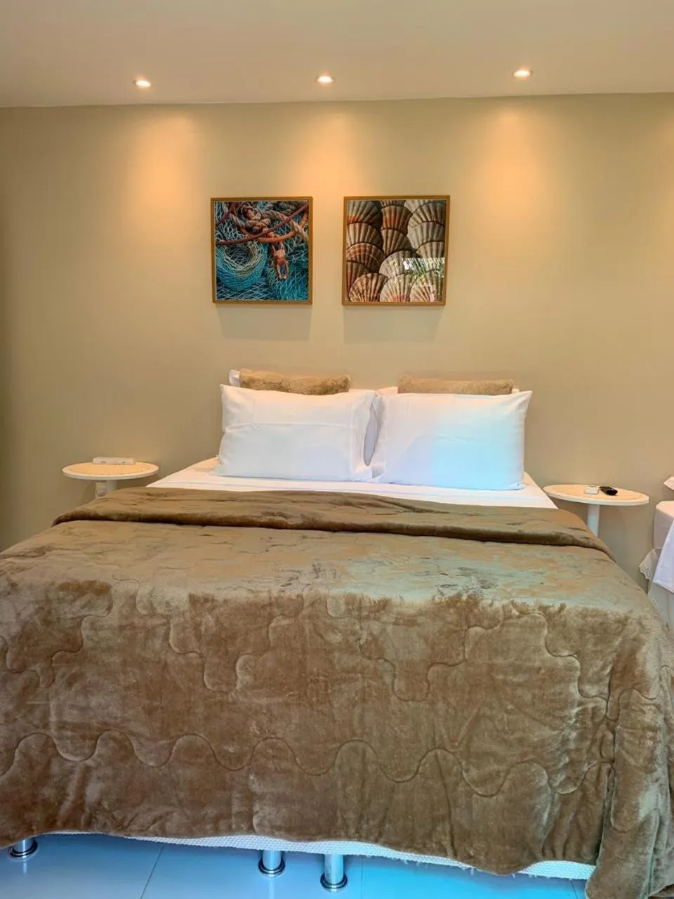 Bed in Pousada Ipioca Beach Village