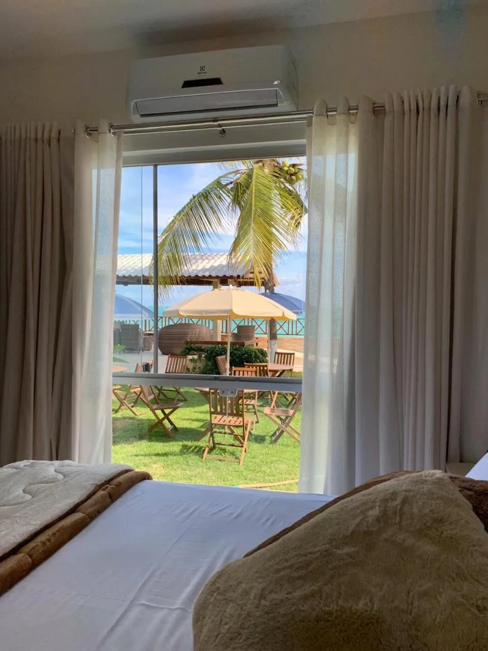 Bed in Pousada Ipioca Beach Village