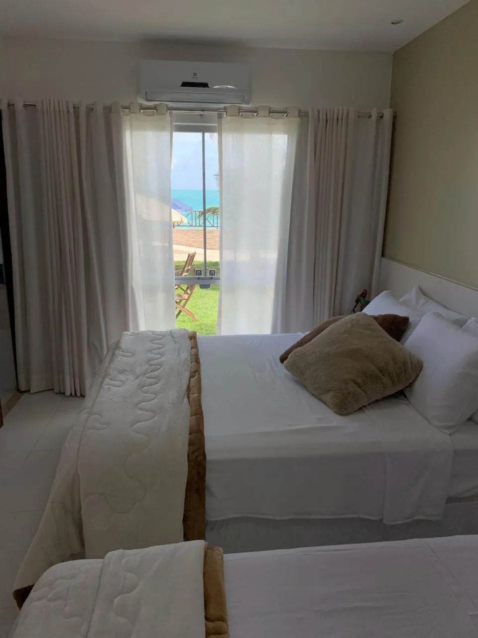 Bed in Pousada Ipioca Beach Village