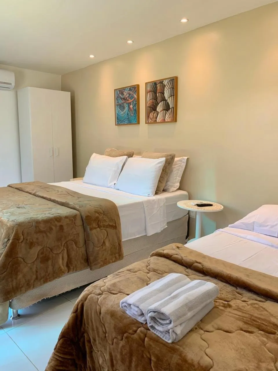 Bed in Pousada Ipioca Beach Village