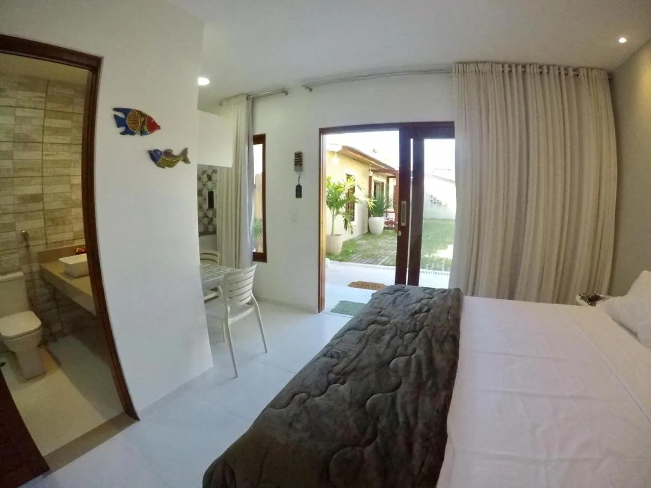 Bed in Pousada Ipioca Beach Village