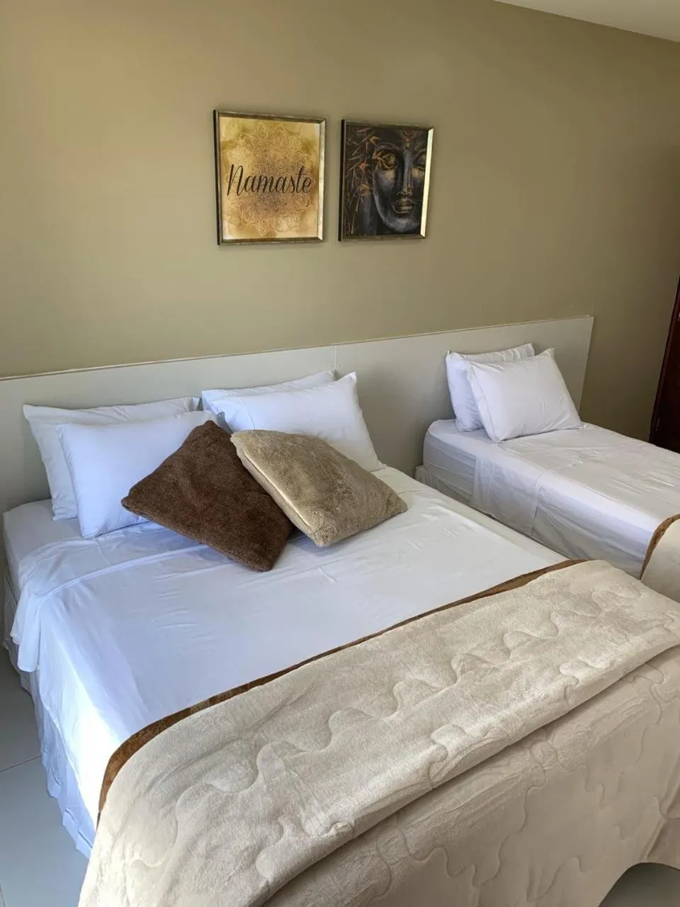 Bed in Pousada Ipioca Beach Village