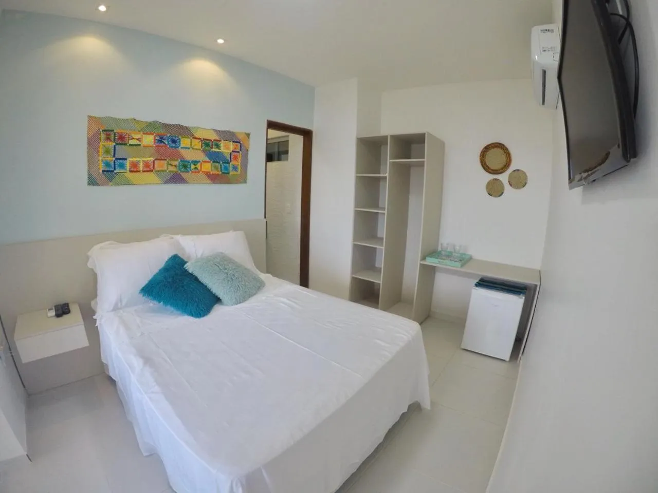 Bed in Pousada Ipioca Beach Village