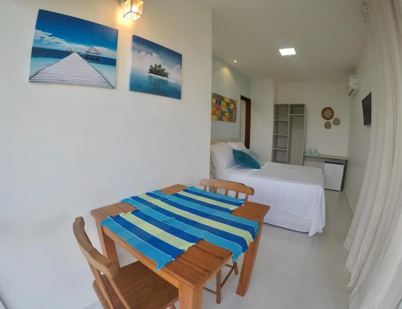 Bed in Pousada Ipioca Beach Village