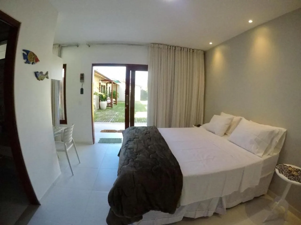 Bed in Pousada Ipioca Beach Village