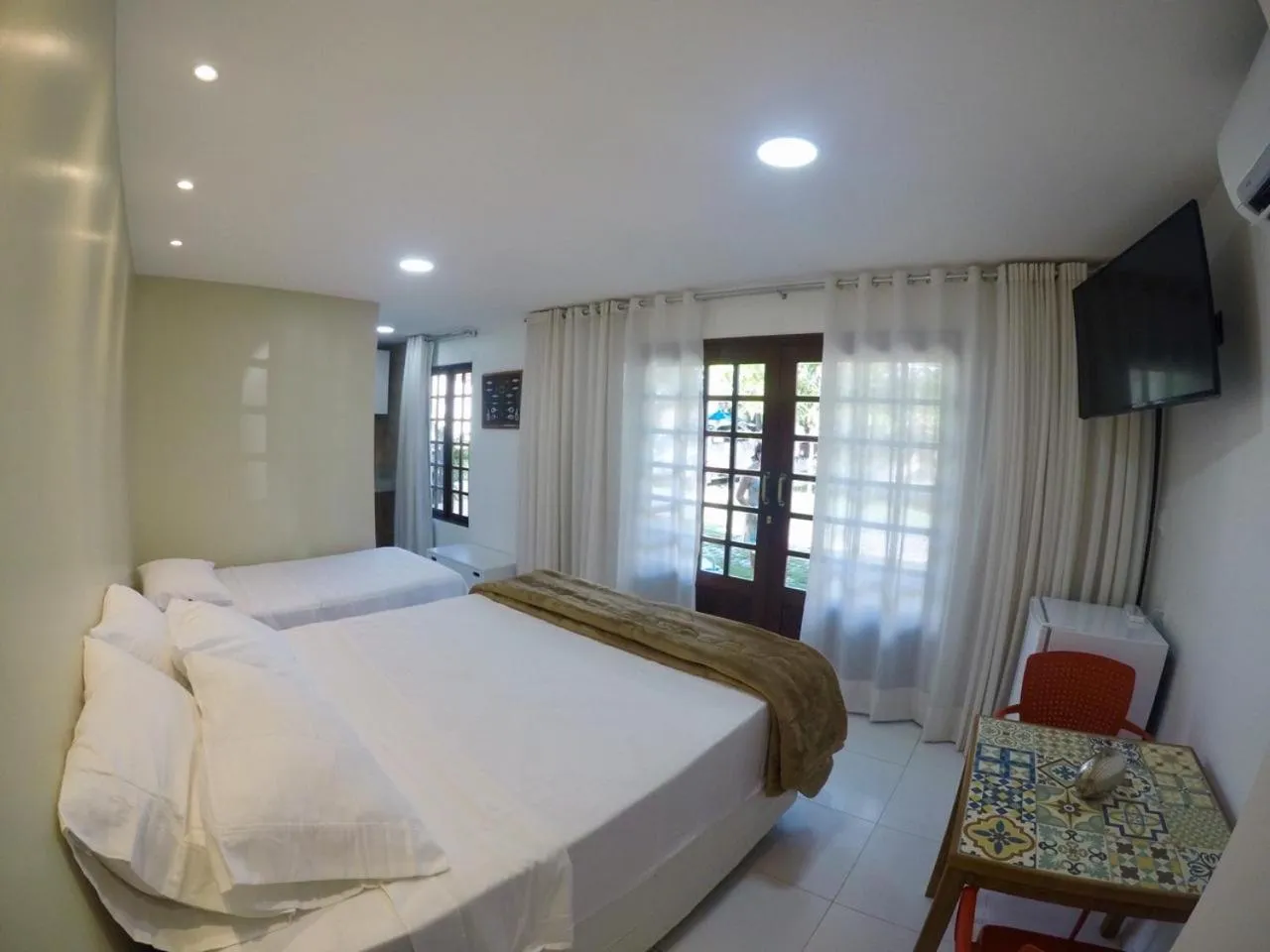 Bed in Pousada Ipioca Beach Village