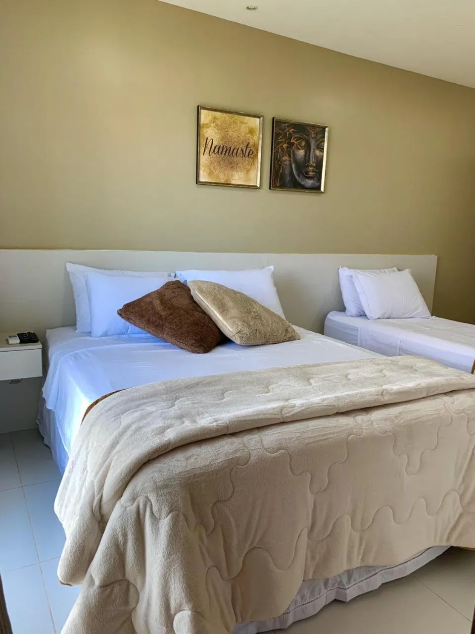 Bed in Pousada Ipioca Beach Village