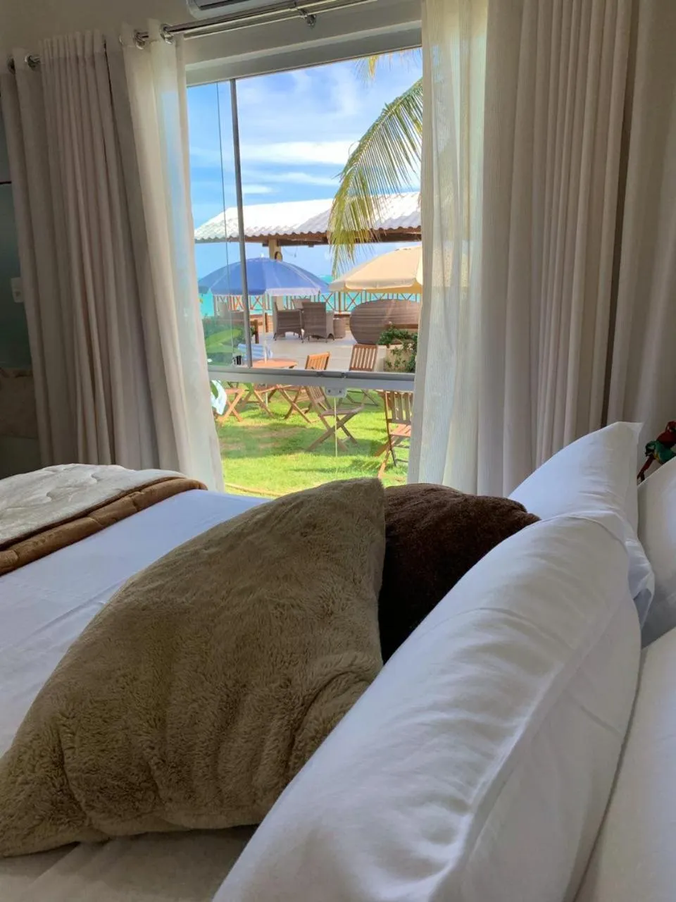 Bed in Pousada Ipioca Beach Village