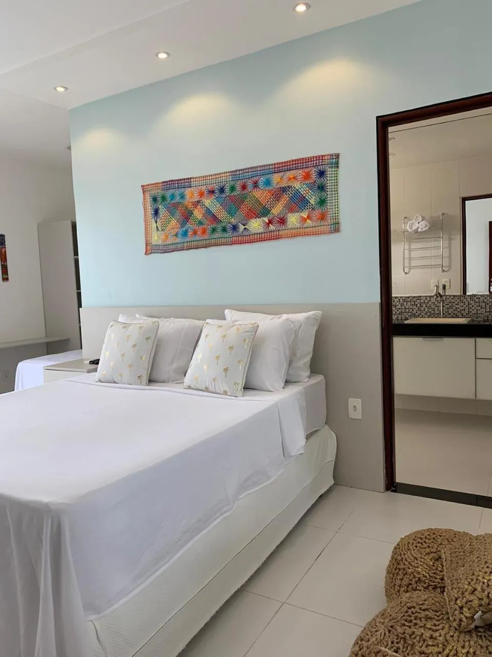 Bed in Pousada Ipioca Beach Village