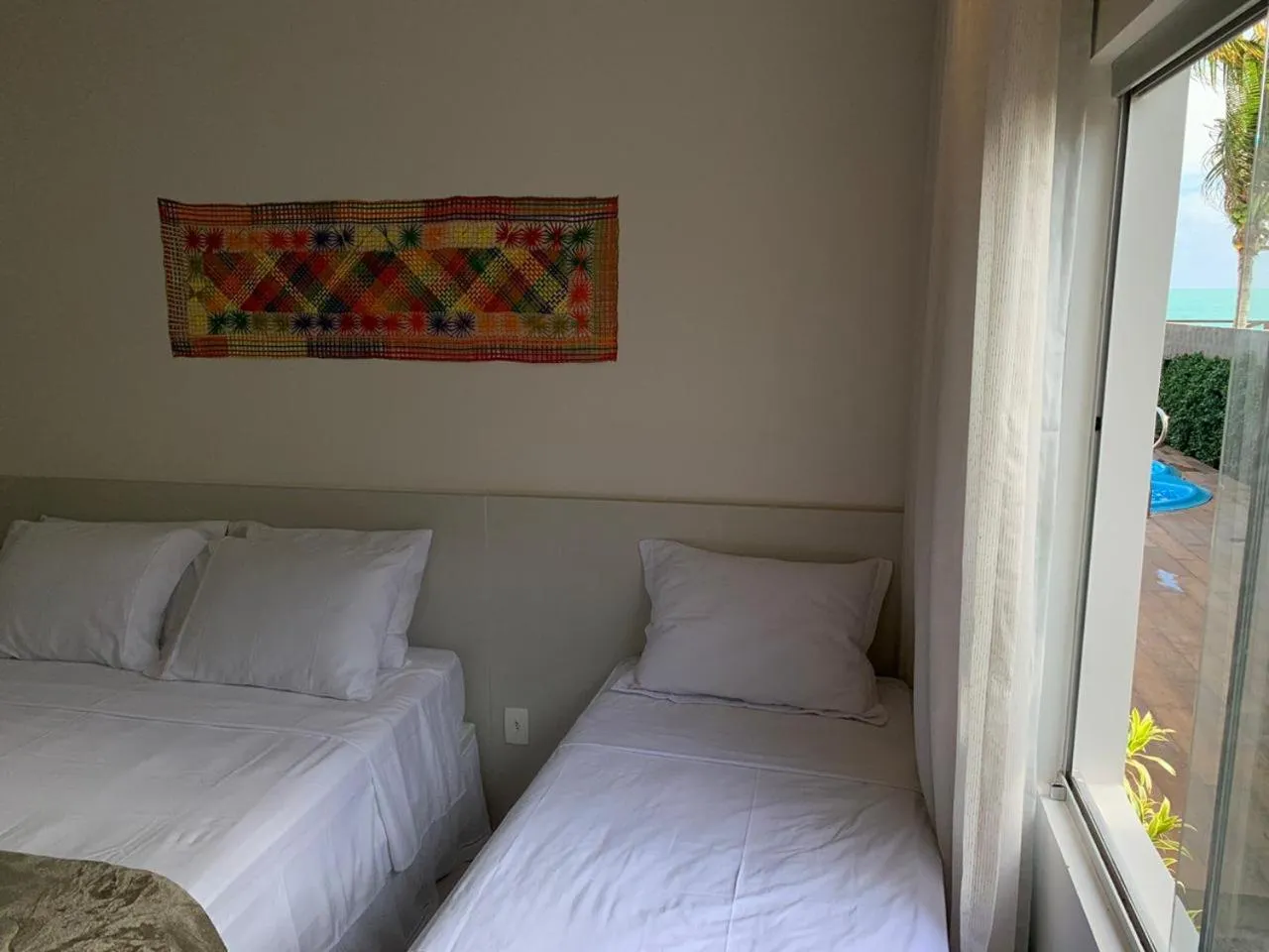 Bed in Pousada Ipioca Beach Village