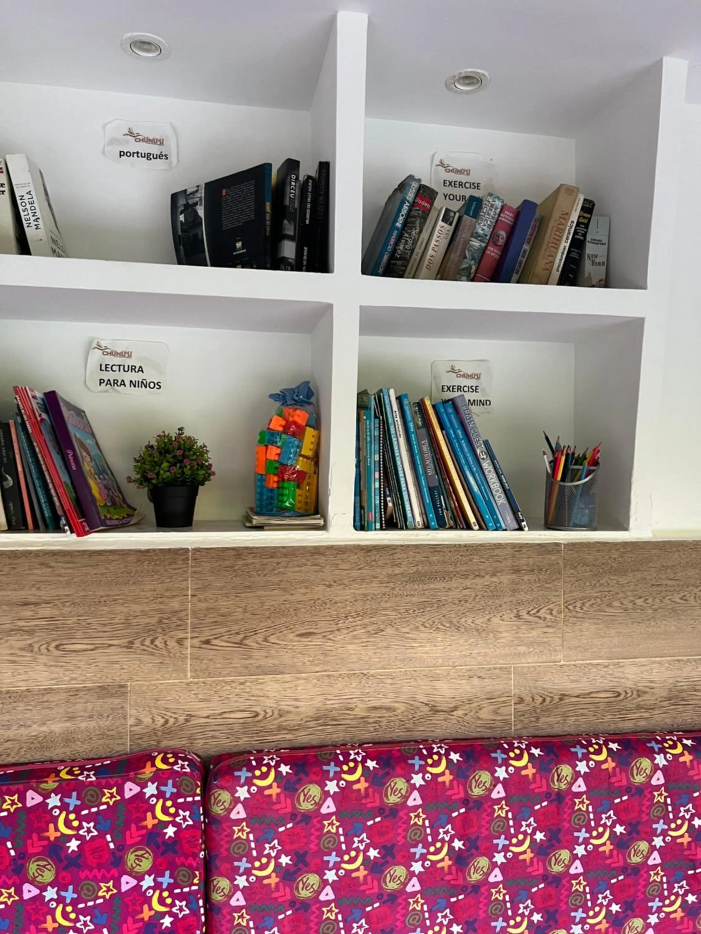 Library in MINCA Chunuu - glamping - coworking MINCA