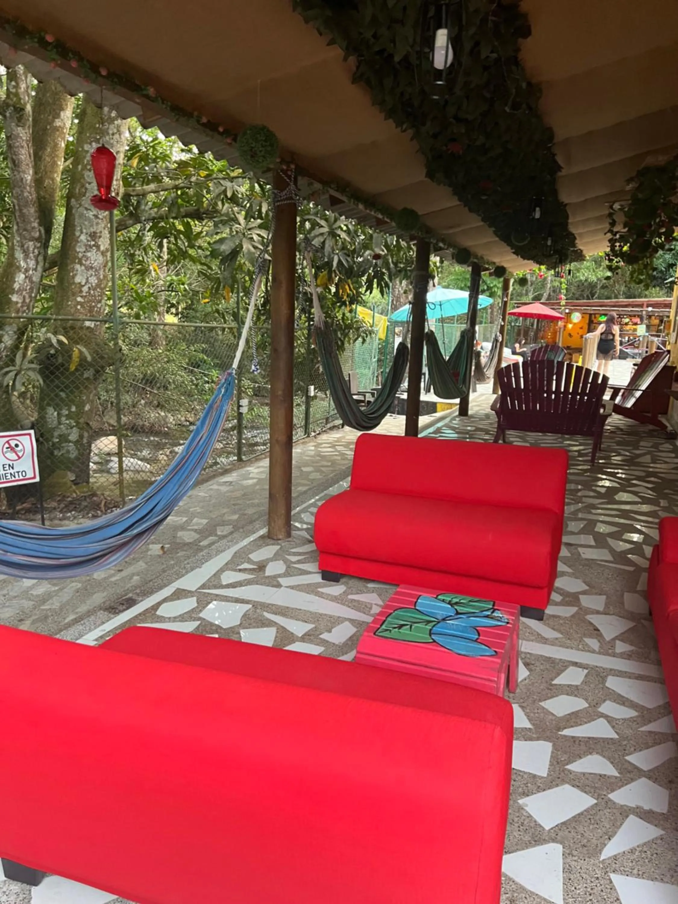 Patio in MINCA Chunuu - glamping - coworking MINCA