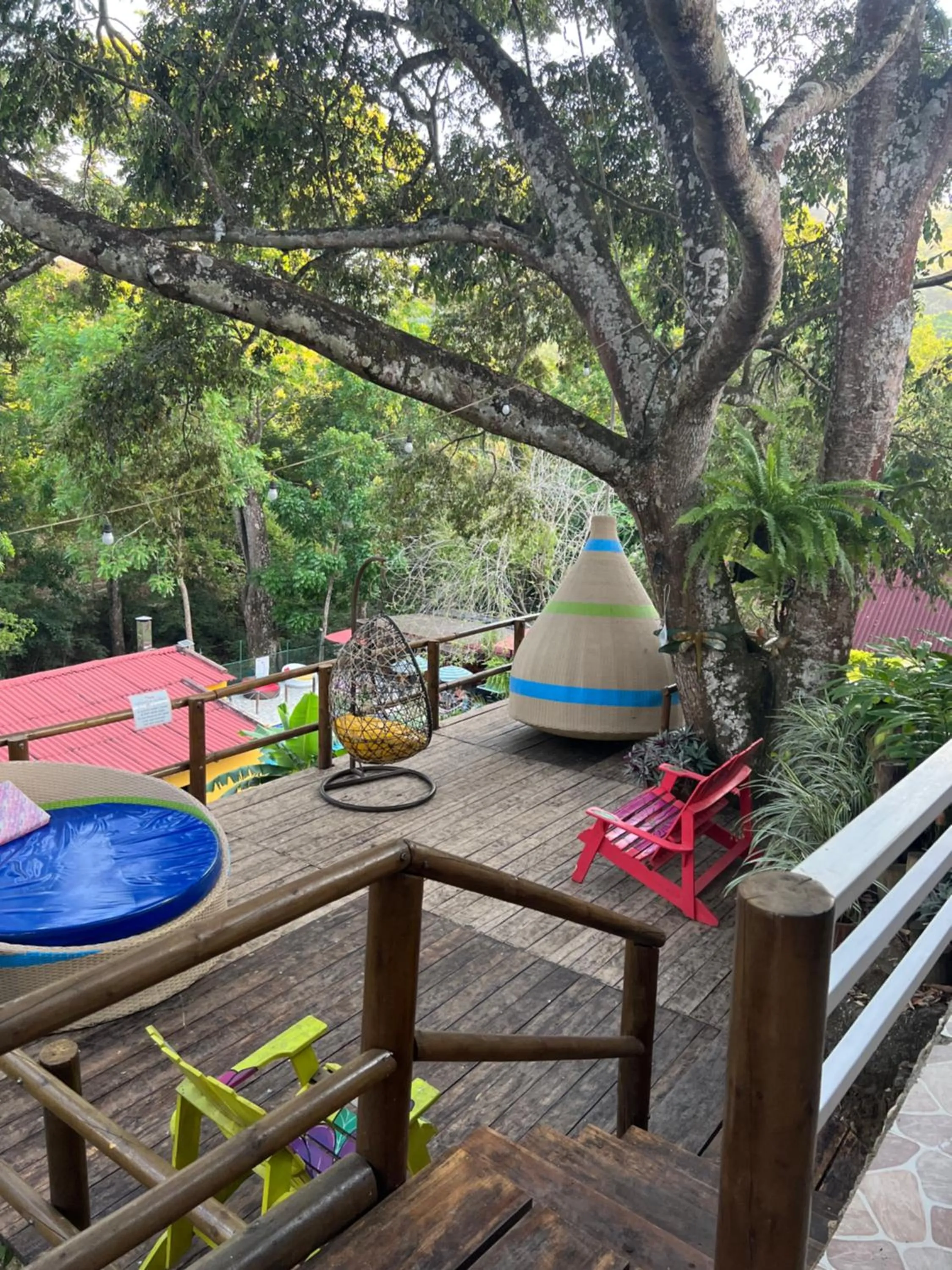 Seating area in MINCA Chunuu - glamping - coworking MINCA