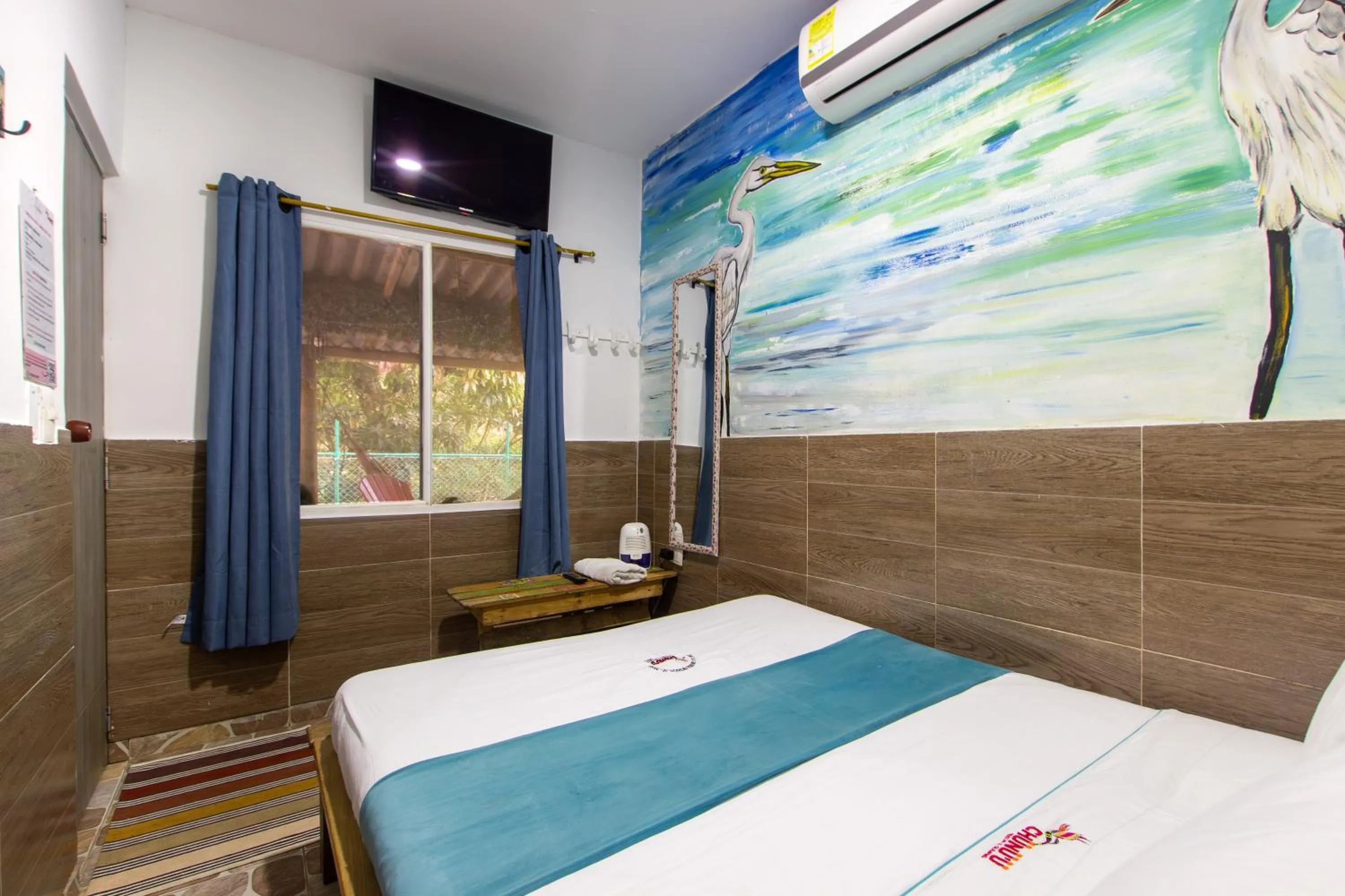 TV and multimedia, Bed in MINCA Chunuu - glamping - coworking MINCA