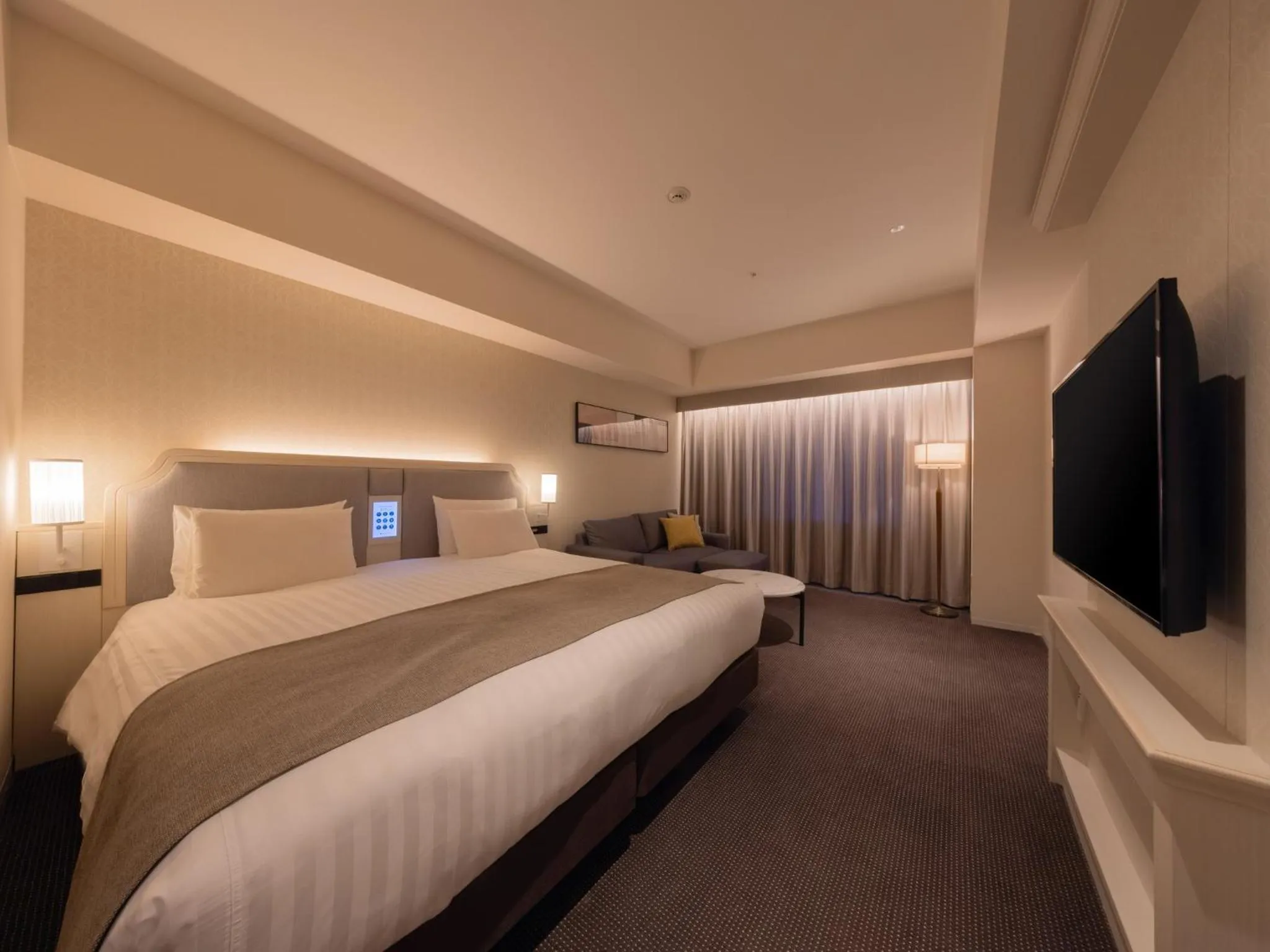 Photo of the whole room, Bed in LIBER HOTEL Osaka