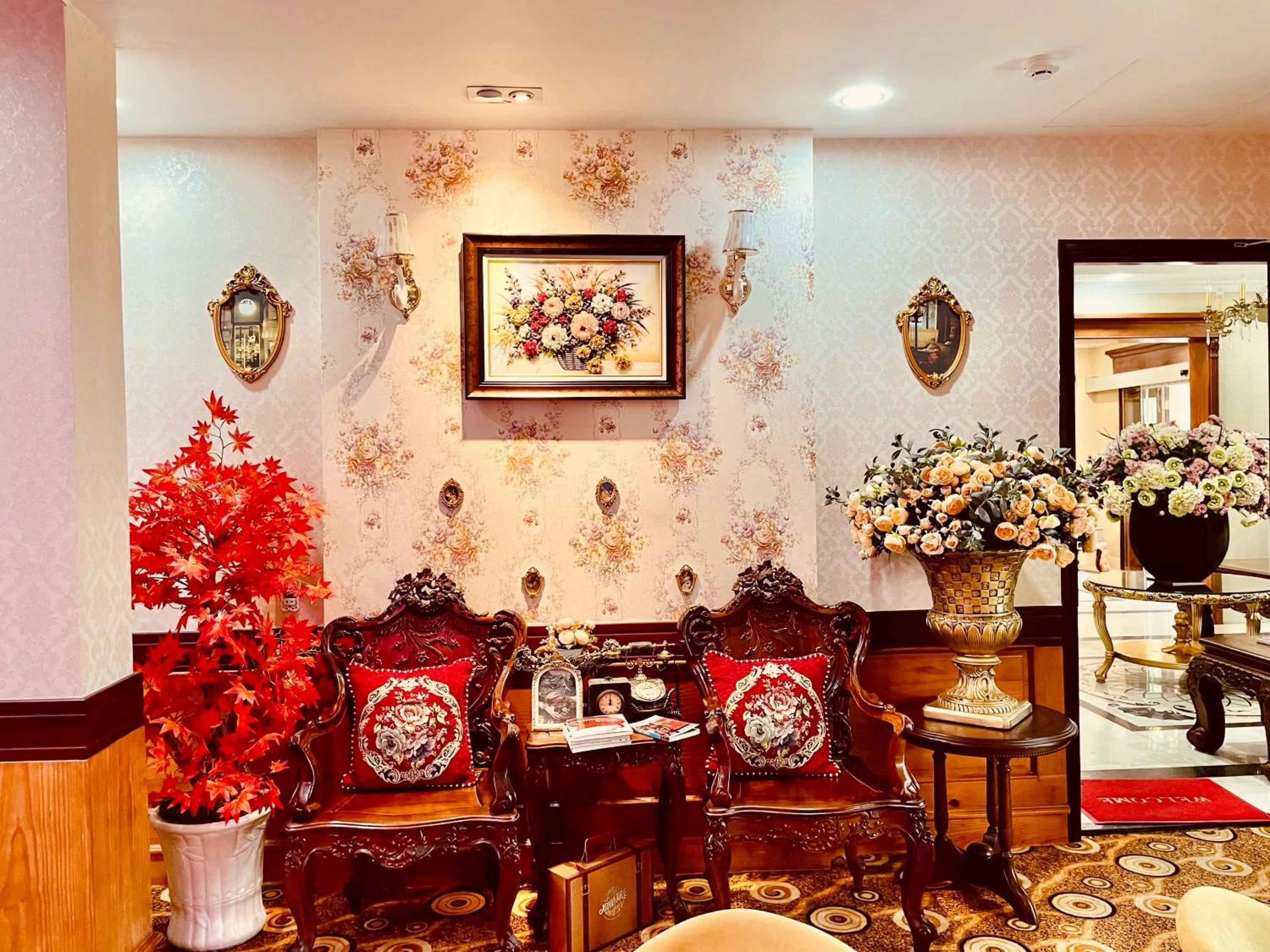 Decorative detail in Air Star Hotel