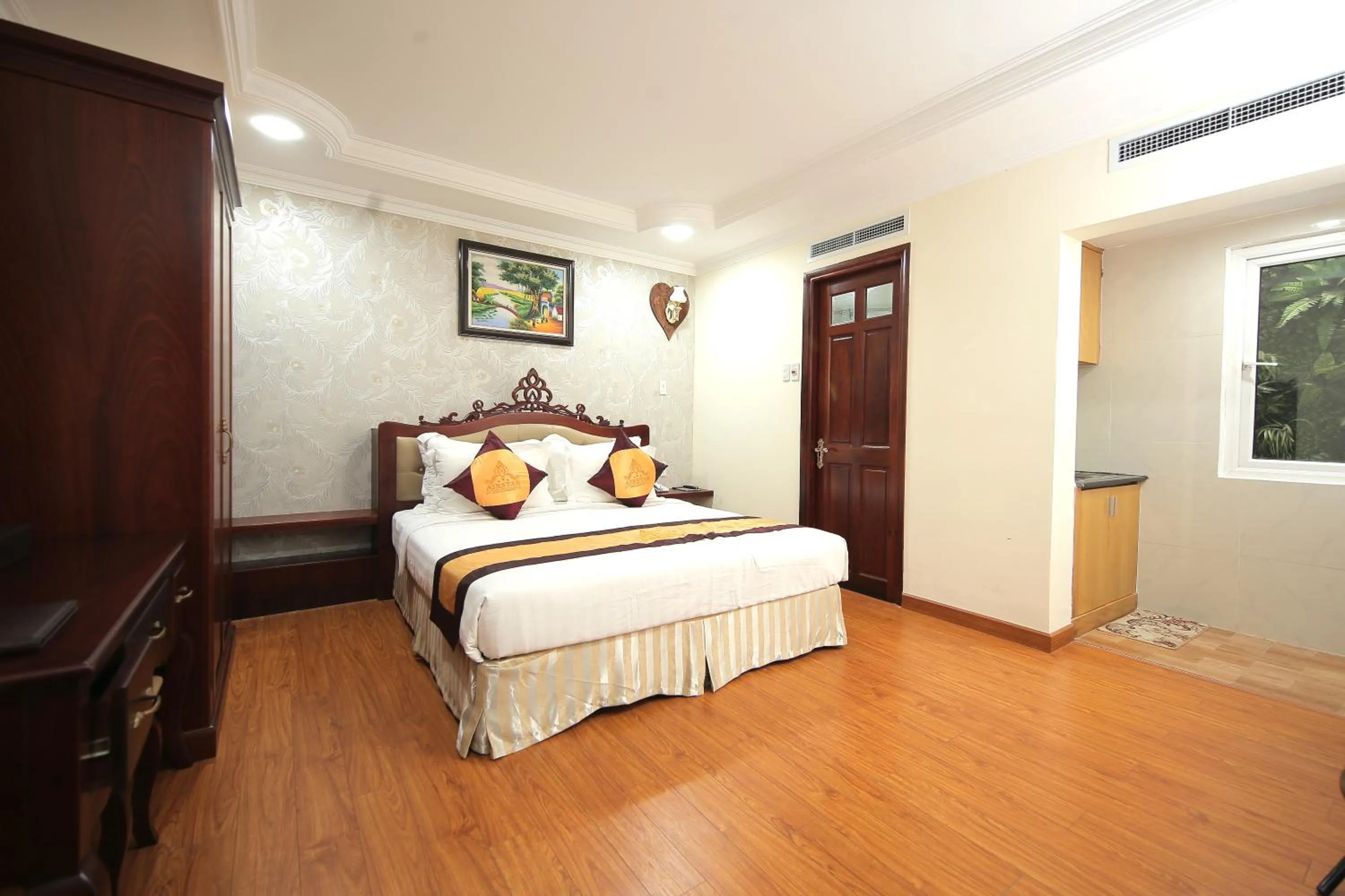 Bed in Air Star Hotel