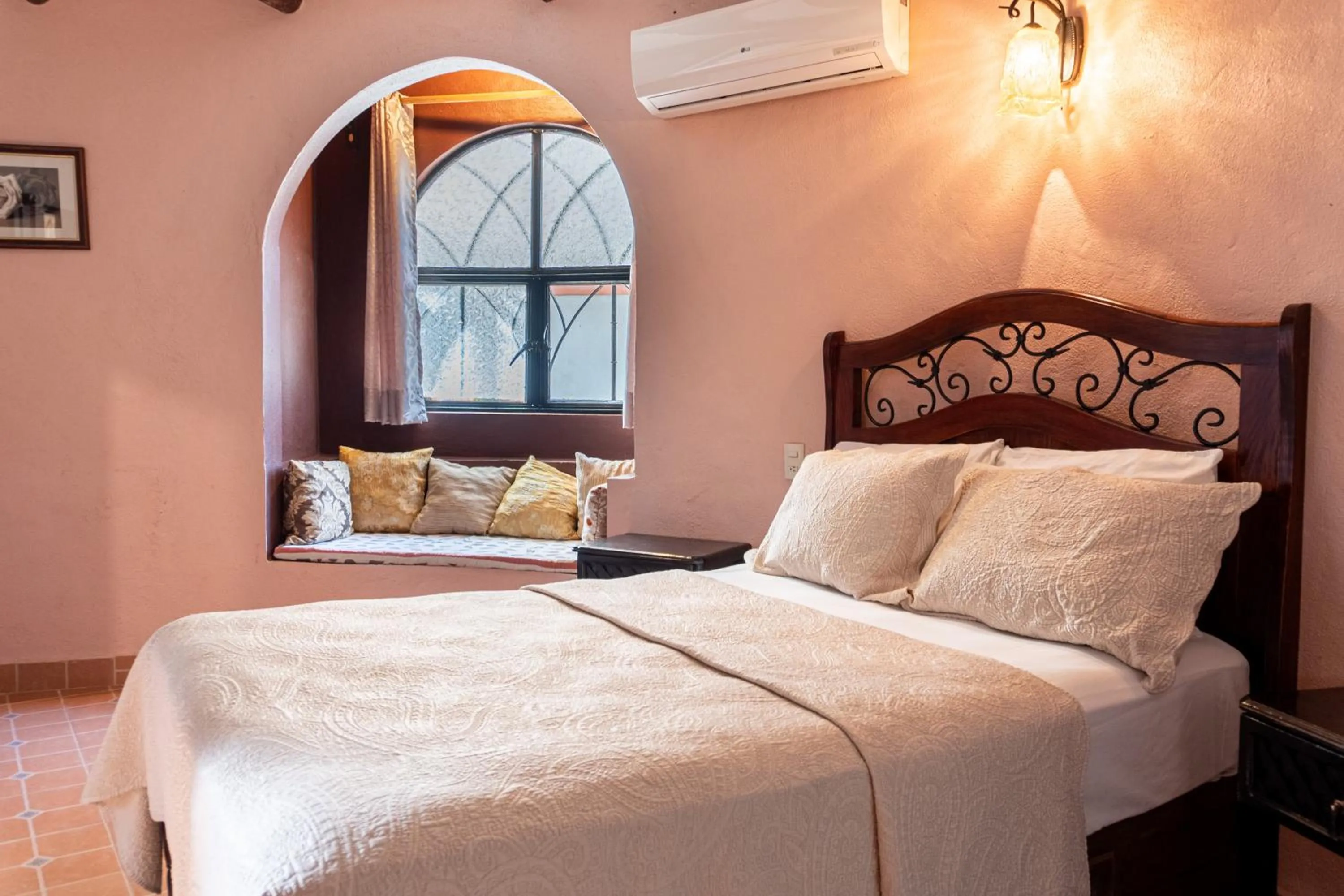 Bed in Hotel Paraíso Encantado