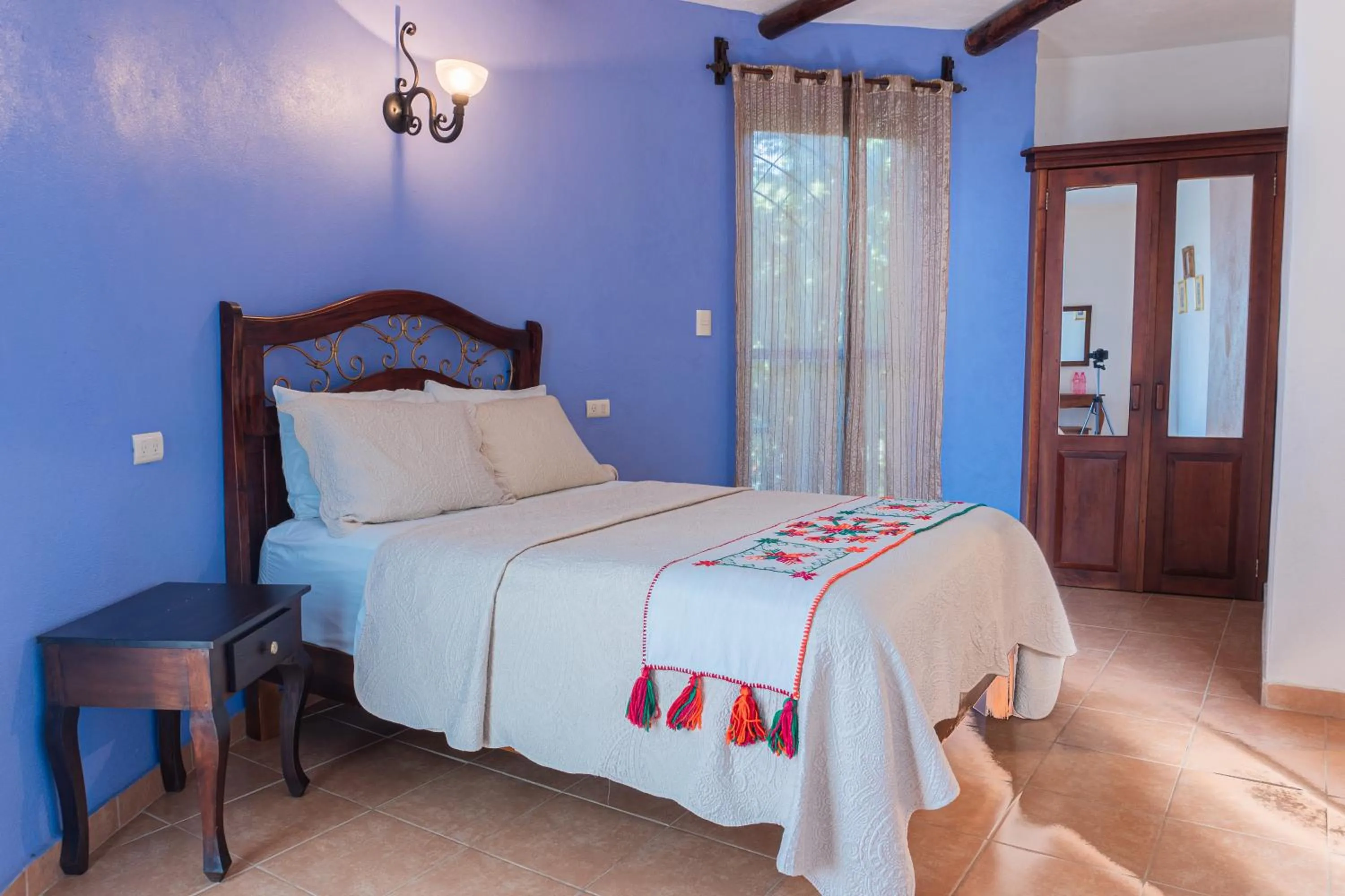 Bed in Hotel Paraíso Encantado