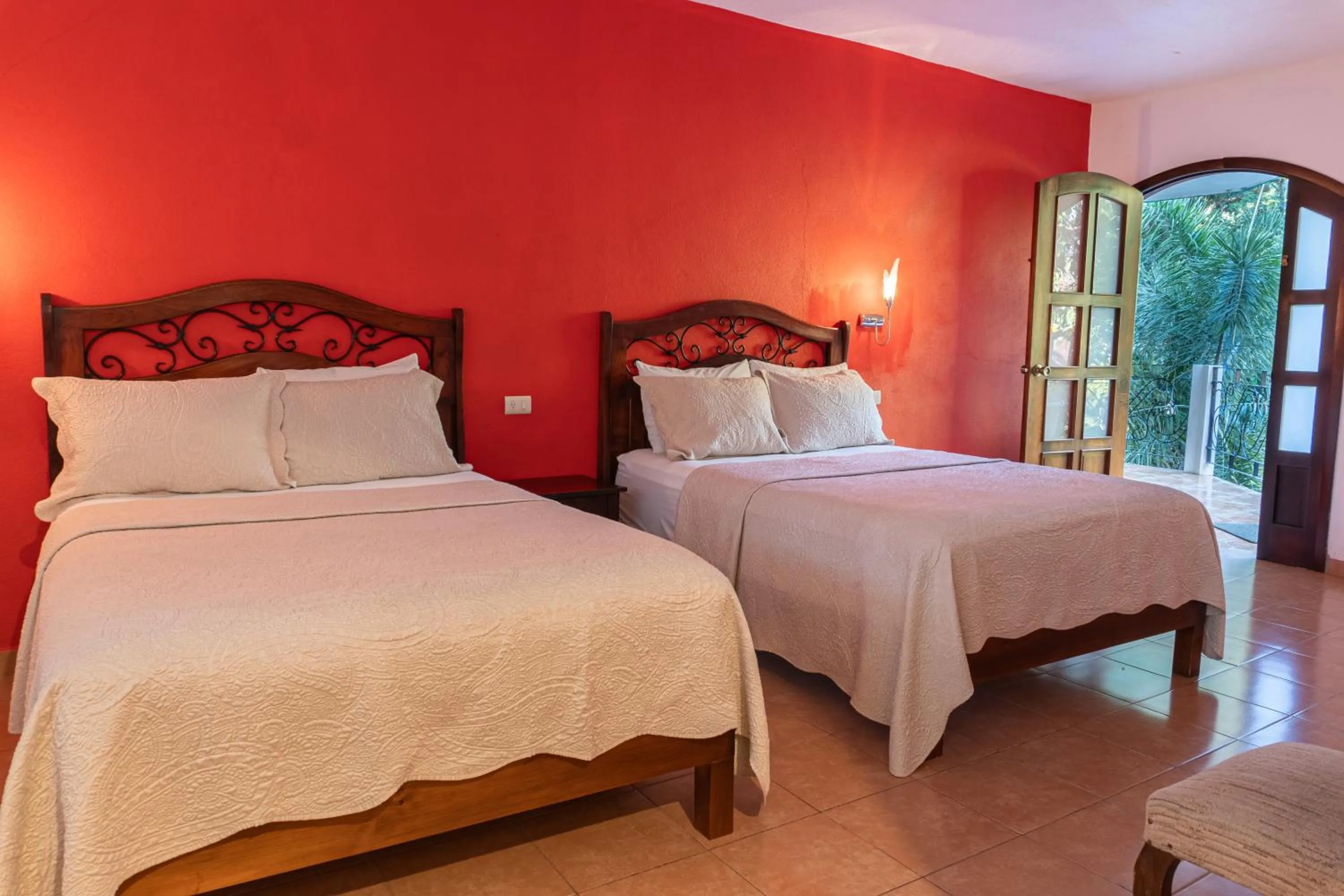 Bed in Hotel Paraíso Encantado