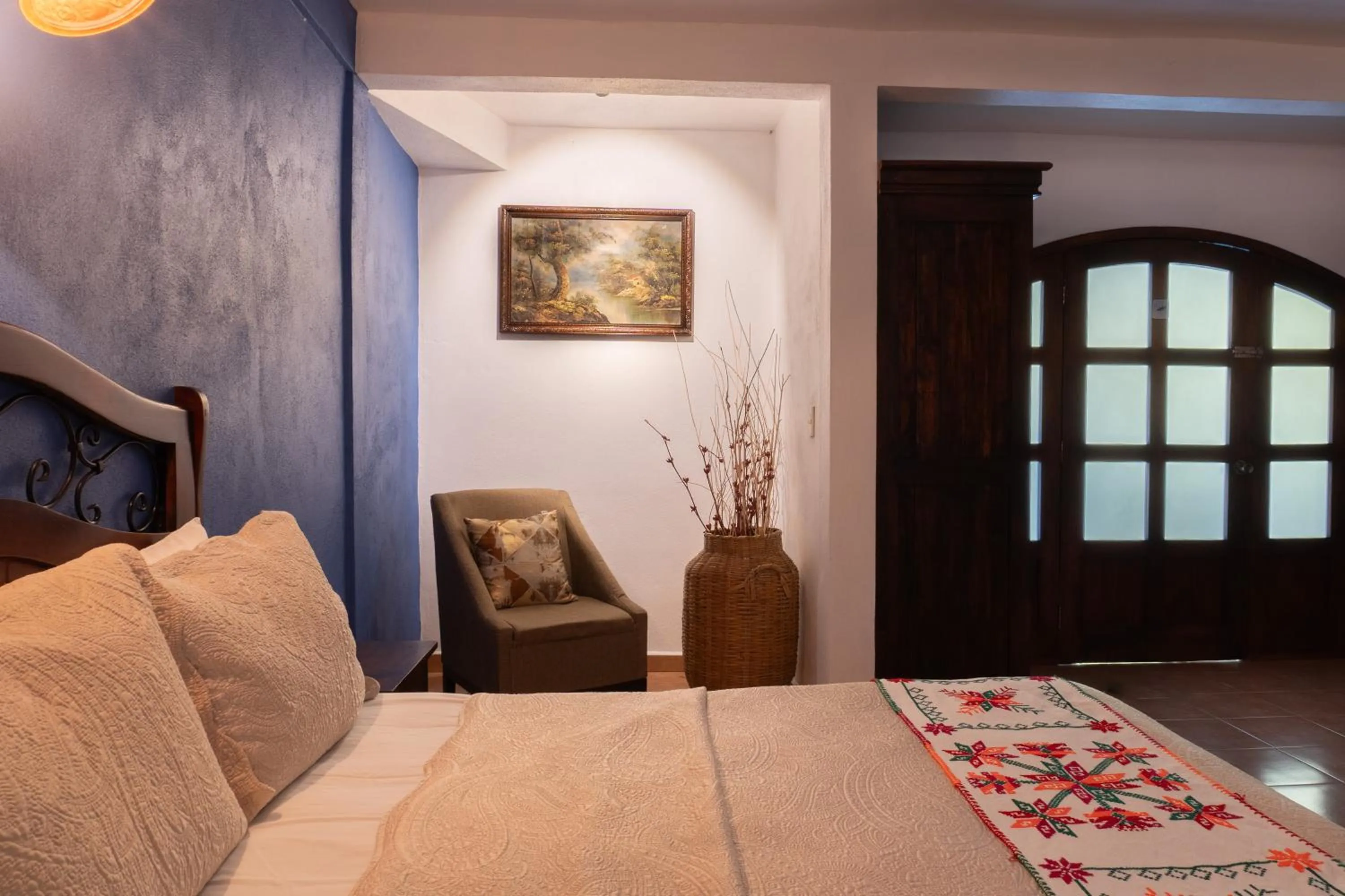 Living room, Bed in Hotel Paraíso Encantado