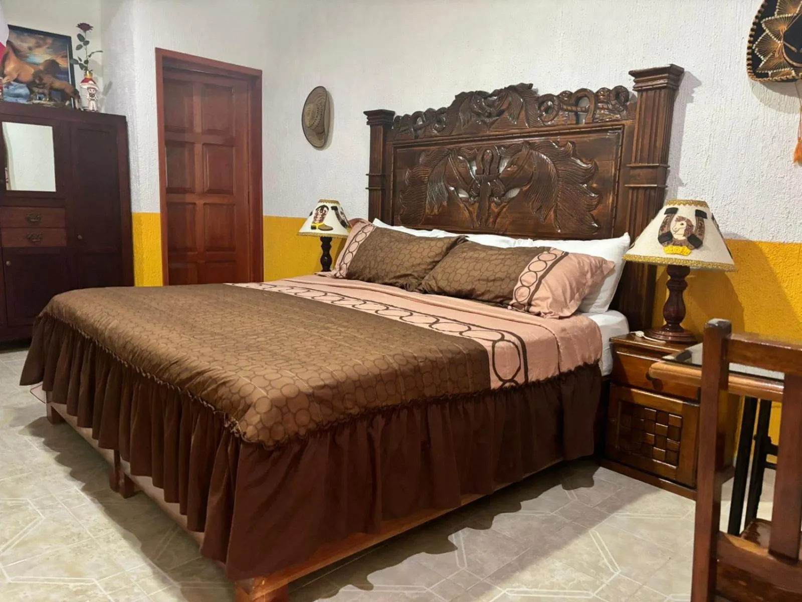 Bed in Casa Palagui Colonial