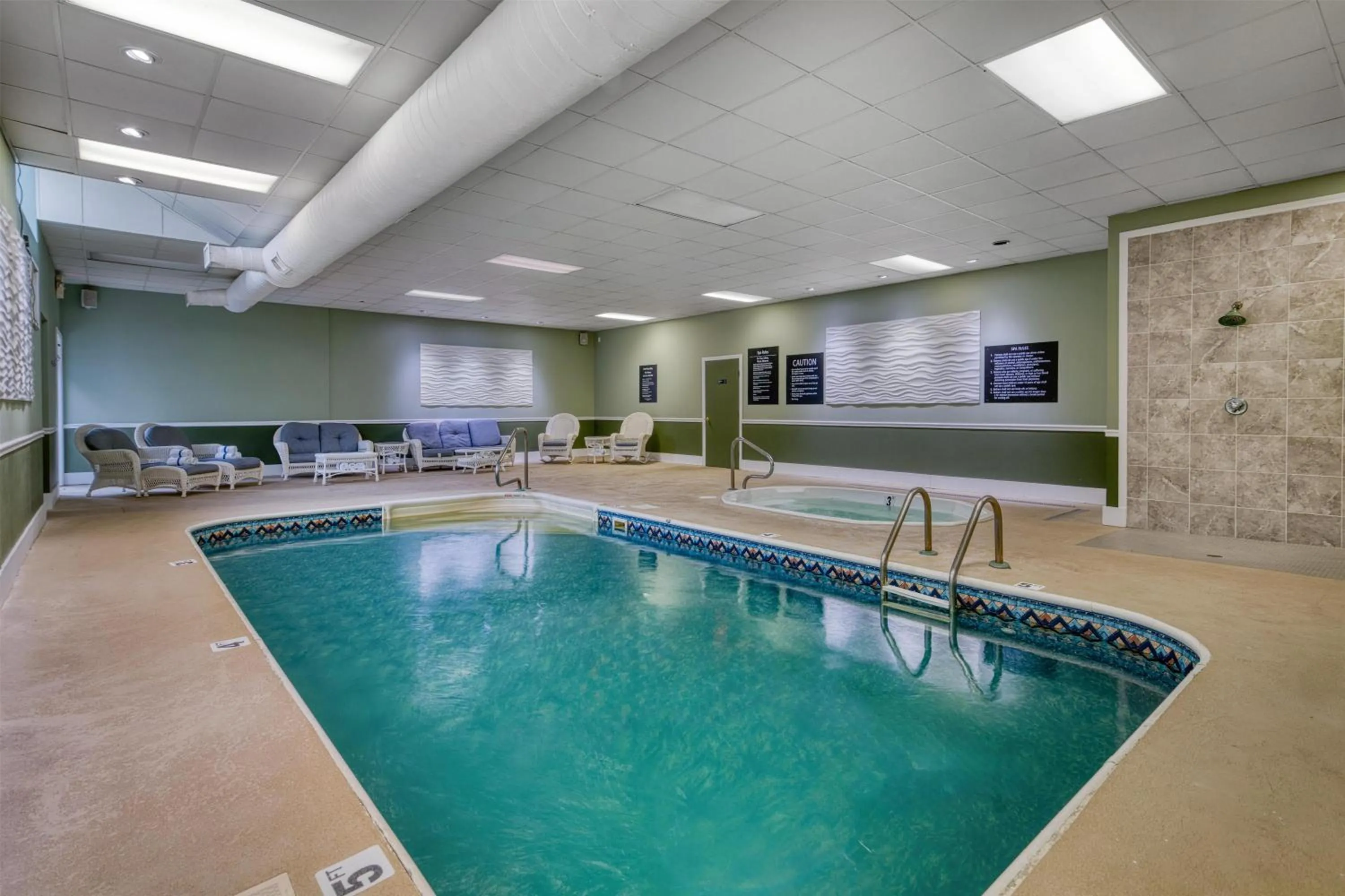 Pool view in Yankee Clipper Inn, SureStay Collection by Best Western