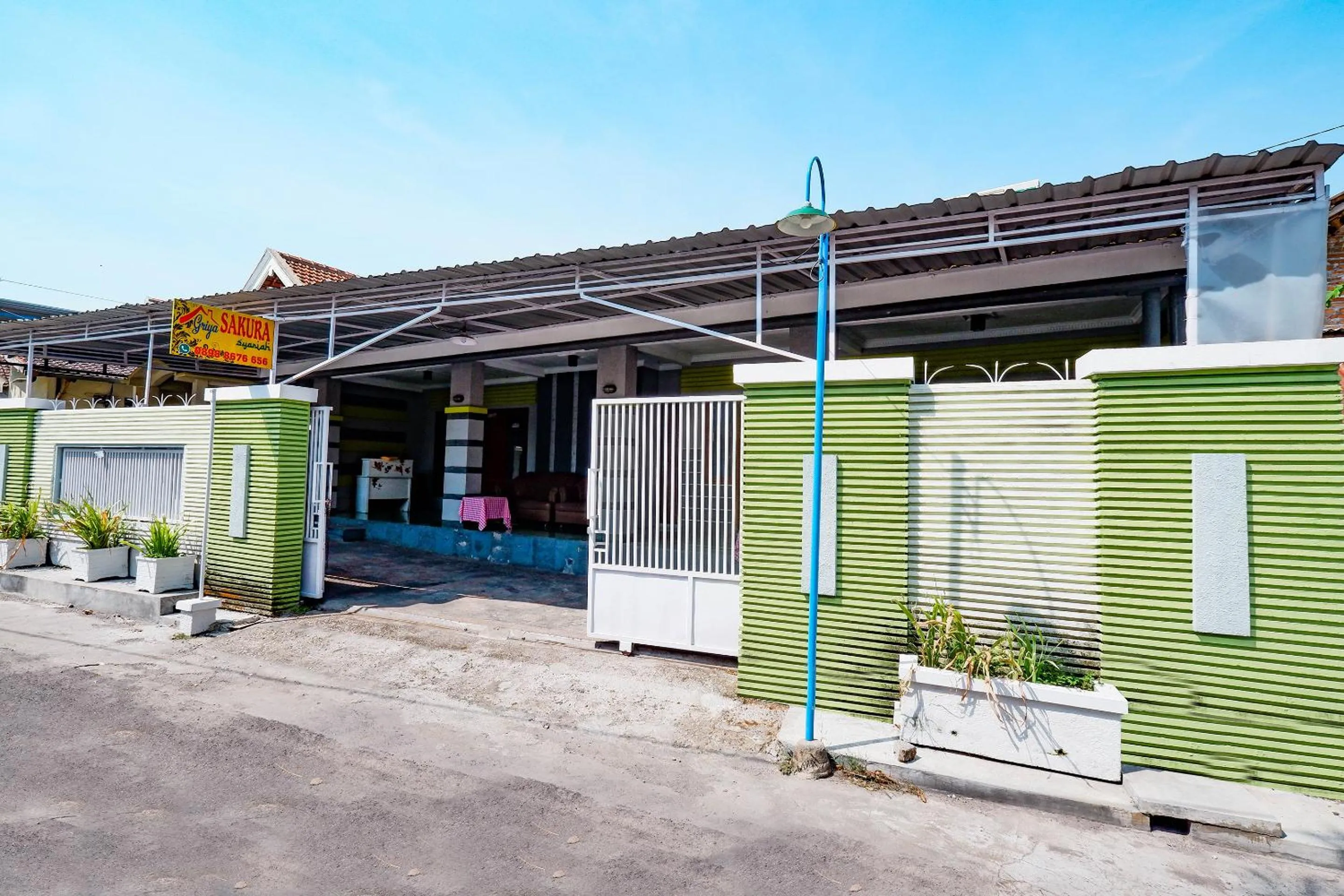 Facade/entrance in Griya Sakura Syariah near UMS