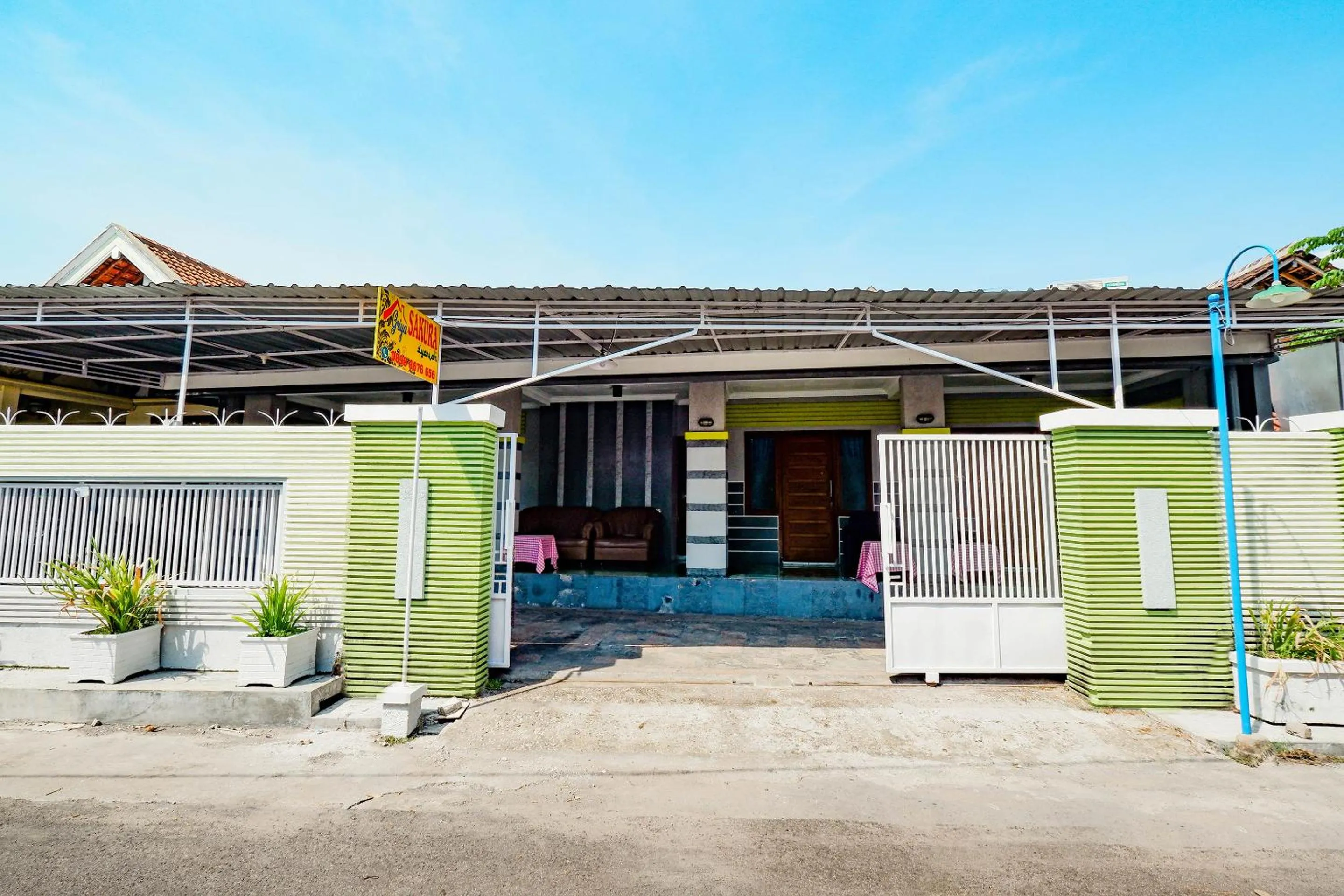 Facade/entrance in Griya Sakura Syariah near UMS