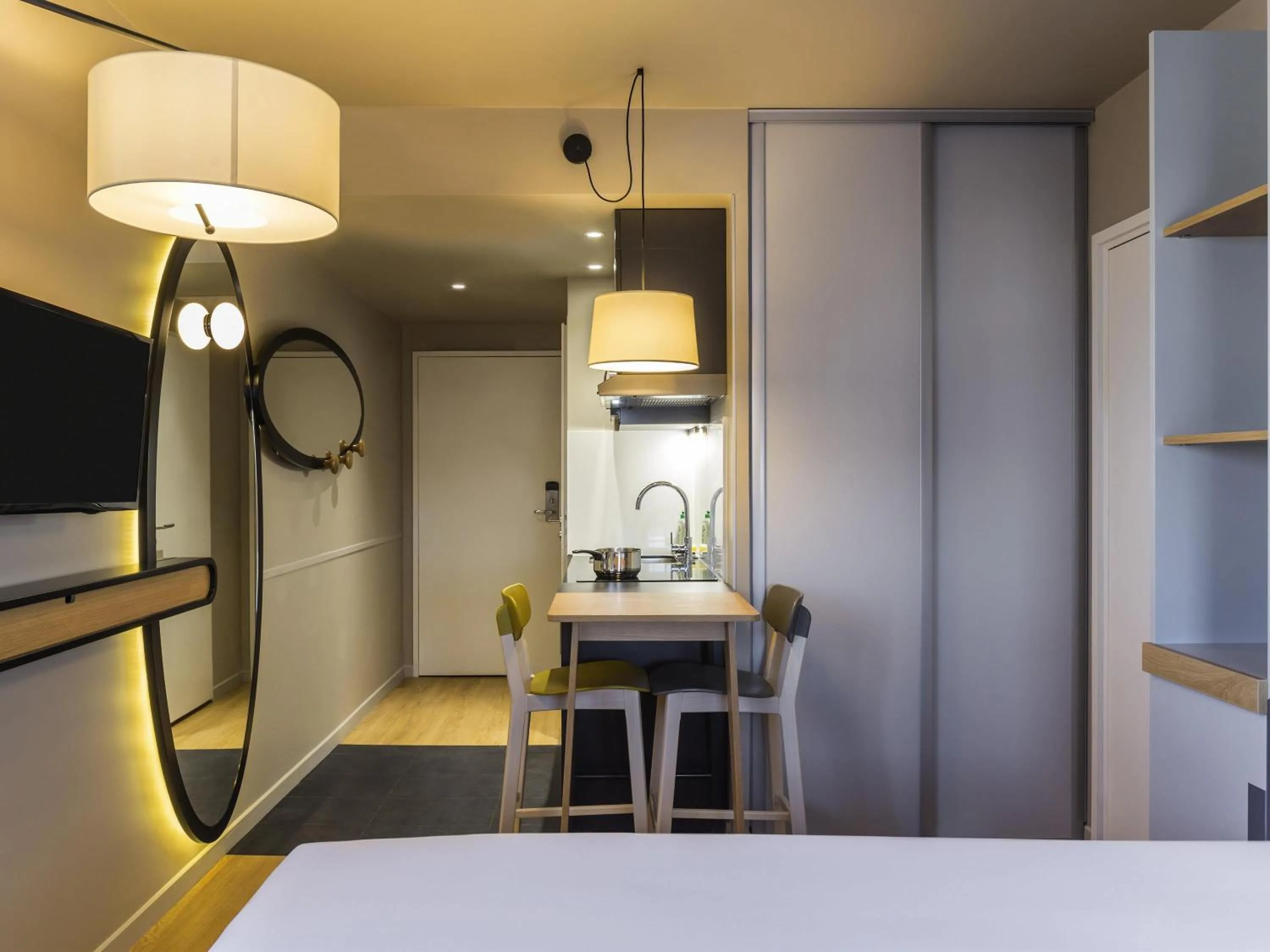 Bedroom, Bed in Aparthotel Adagio access Montpellier Centre