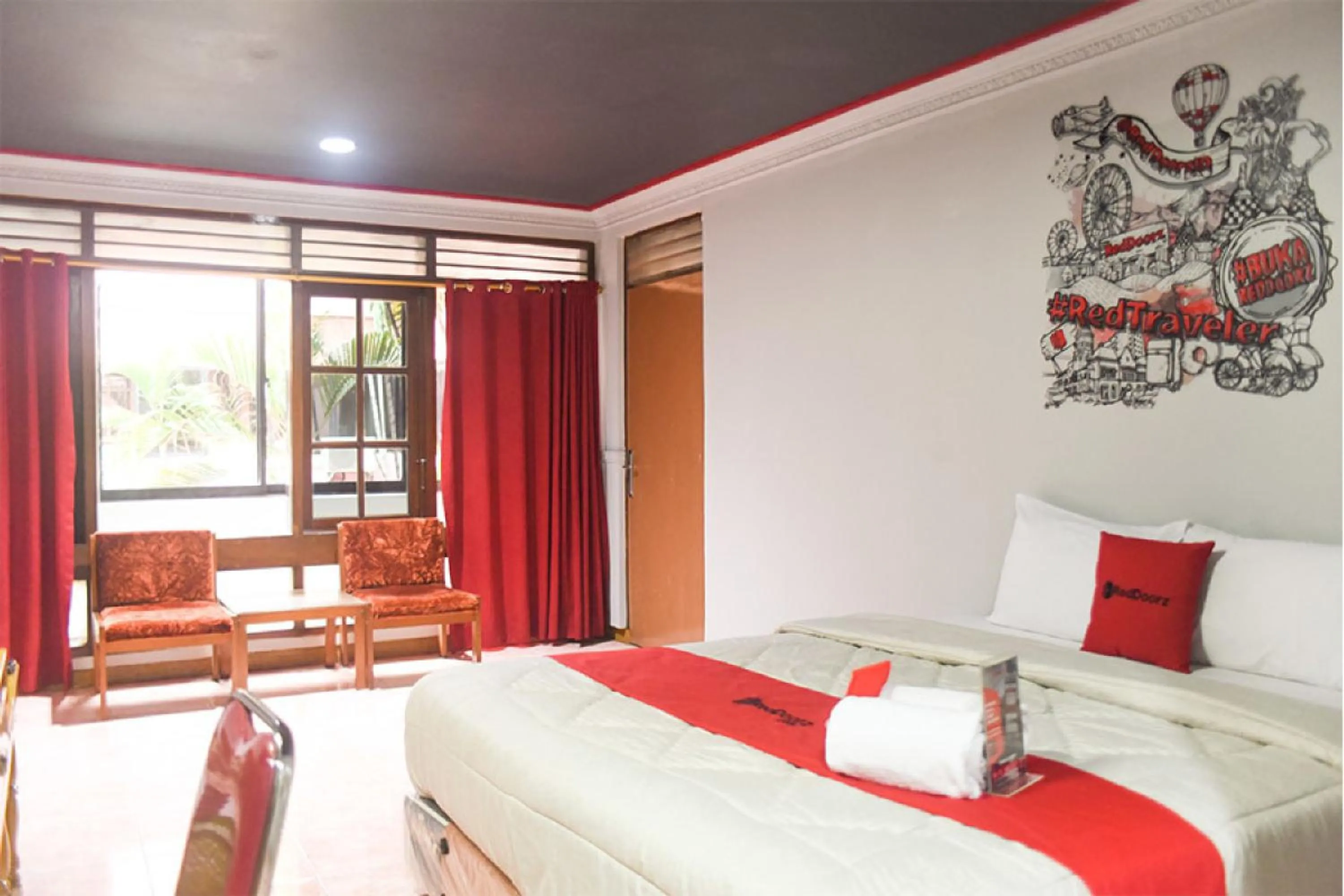 Bed in RedDoorz Plus near RSCM Jakarta