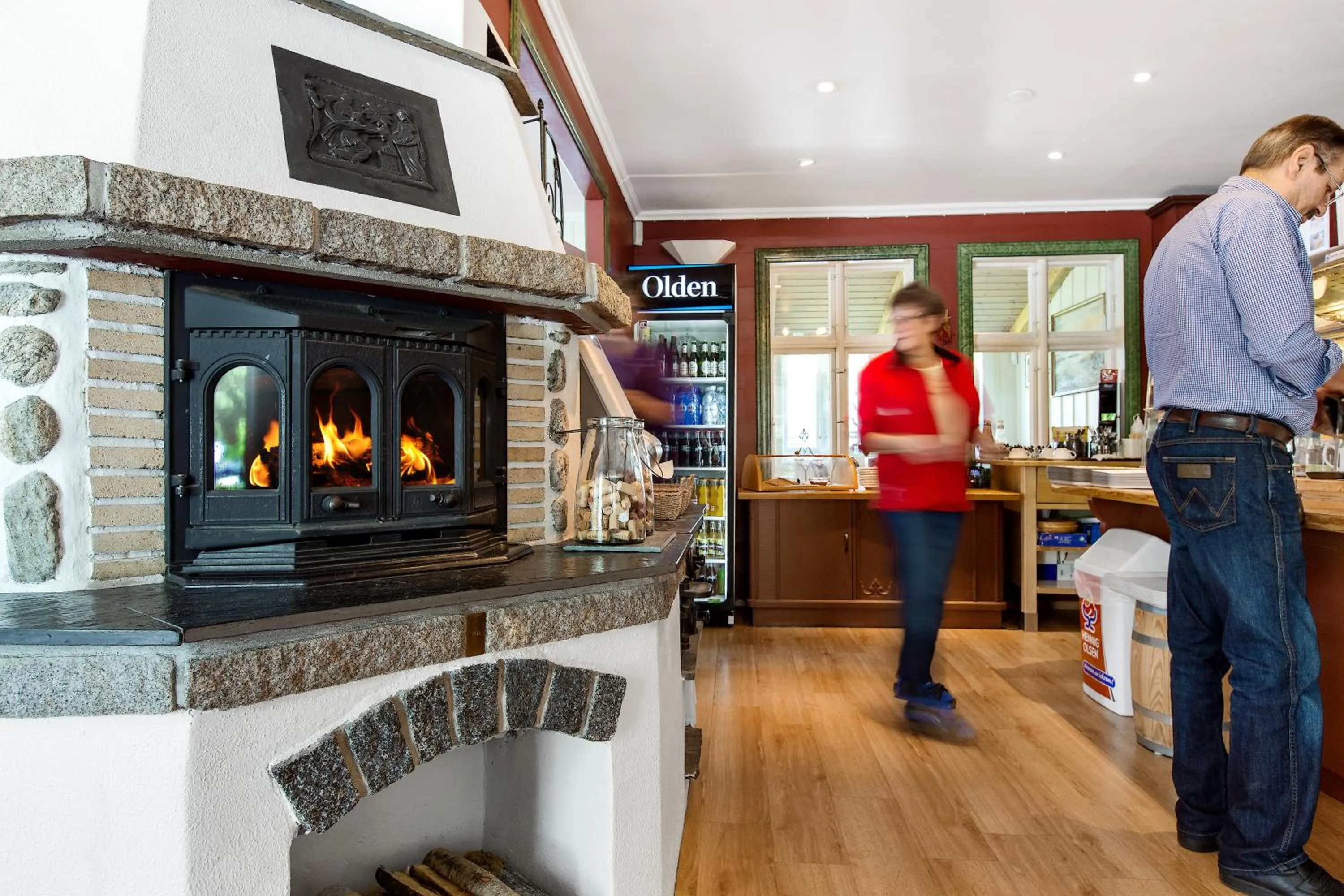 stove in Vik Pensjonat