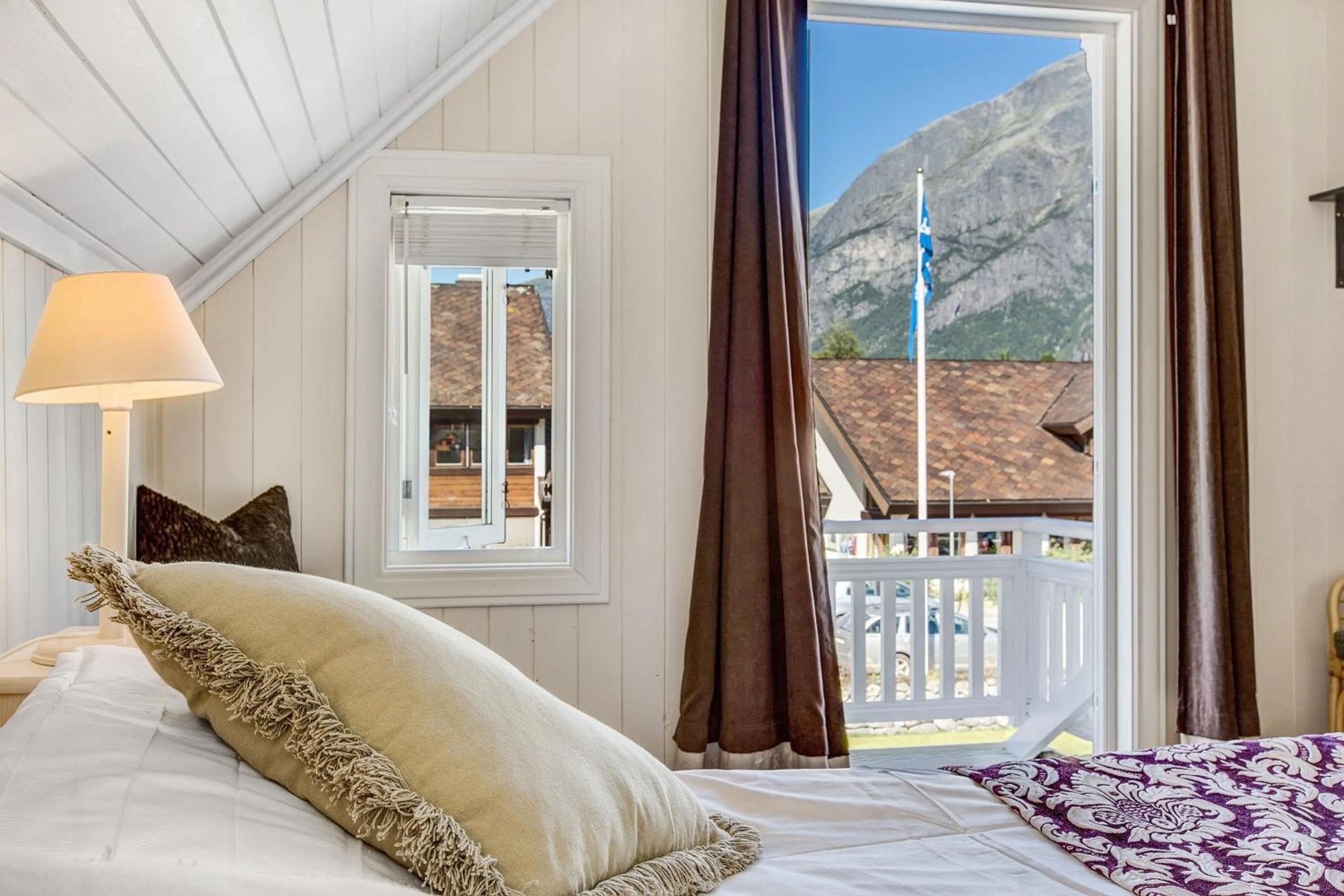 Bed in Vik Pensjonat