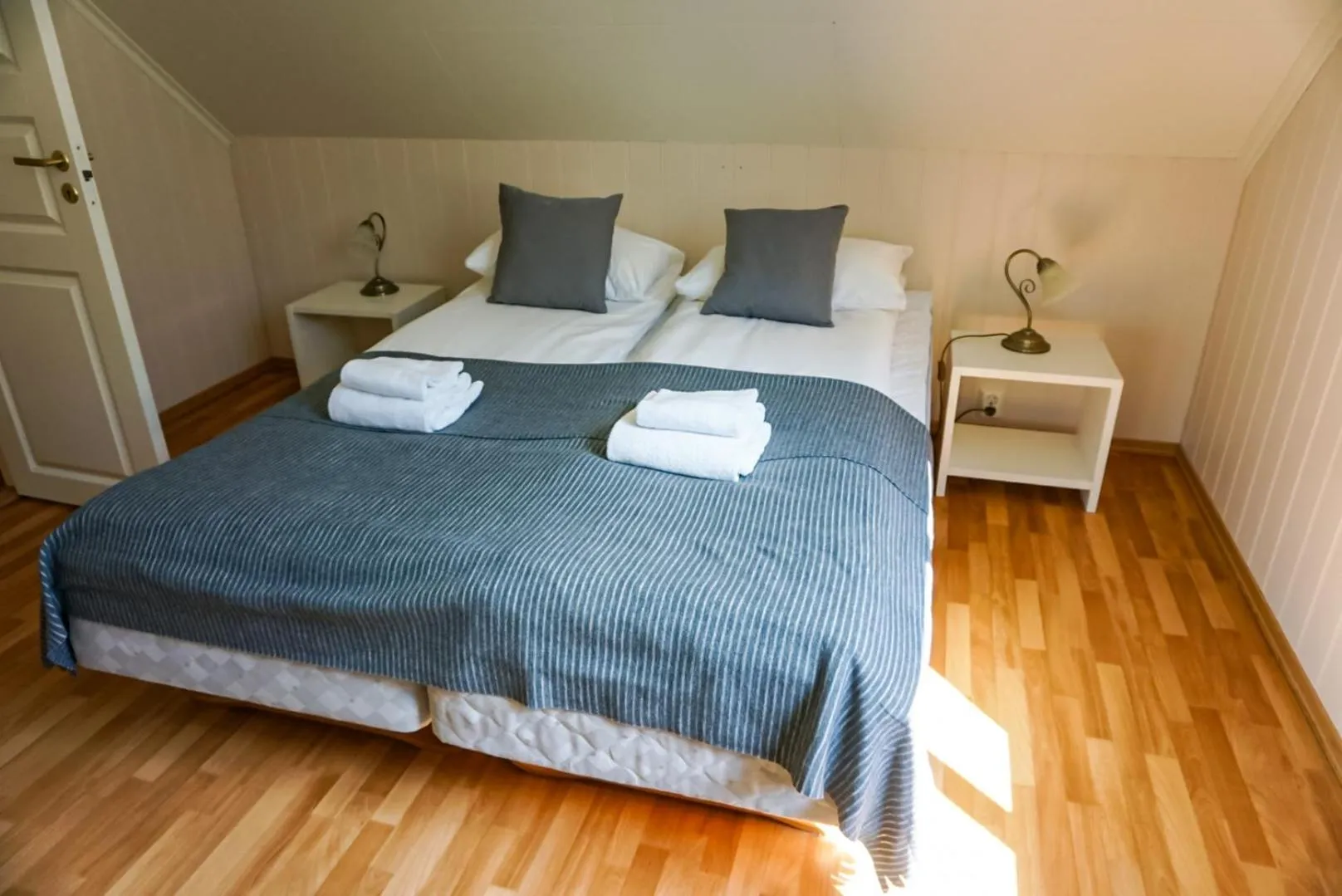 Bed in Vik Pensjonat