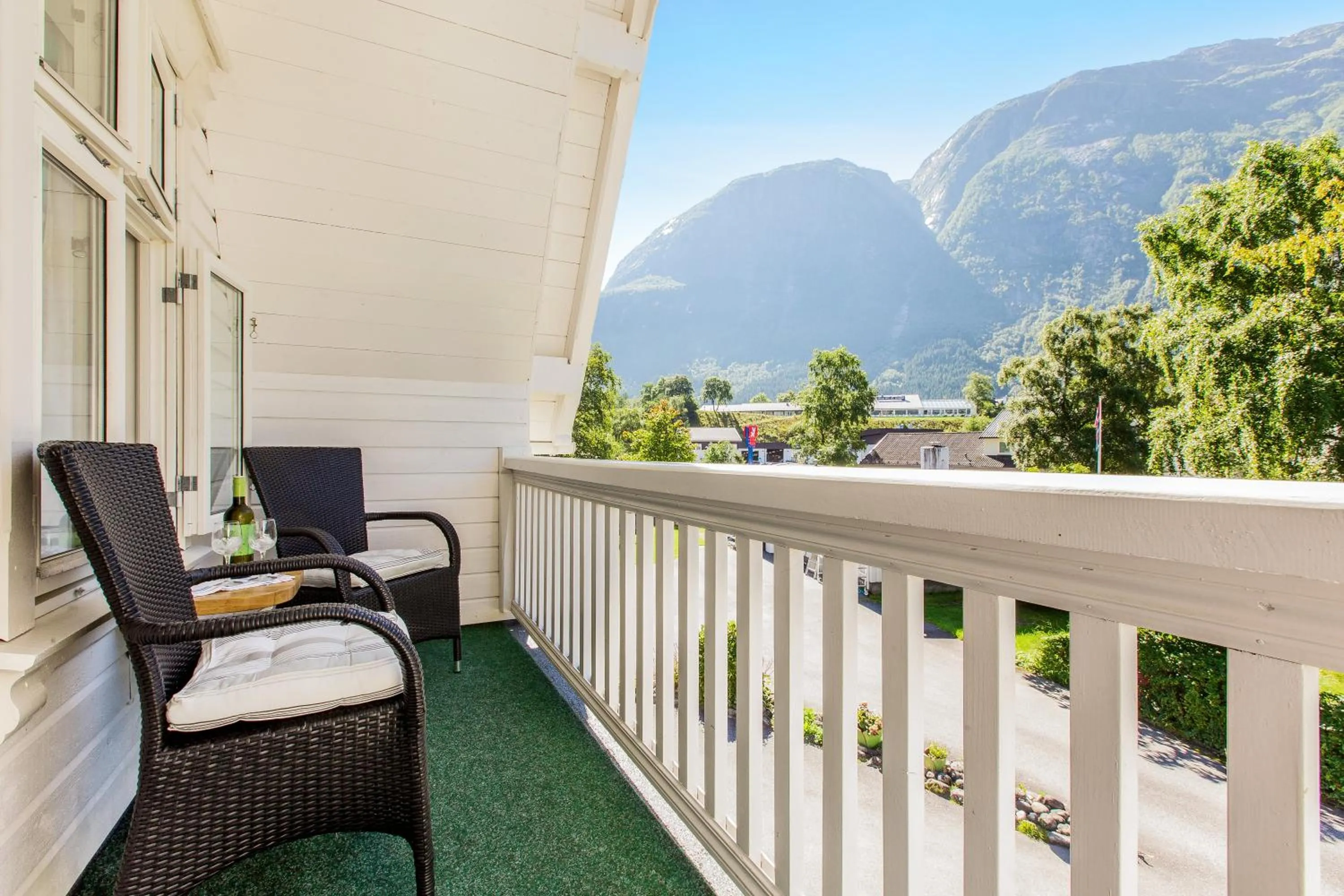 Balcony/Terrace in Vik Pensjonat