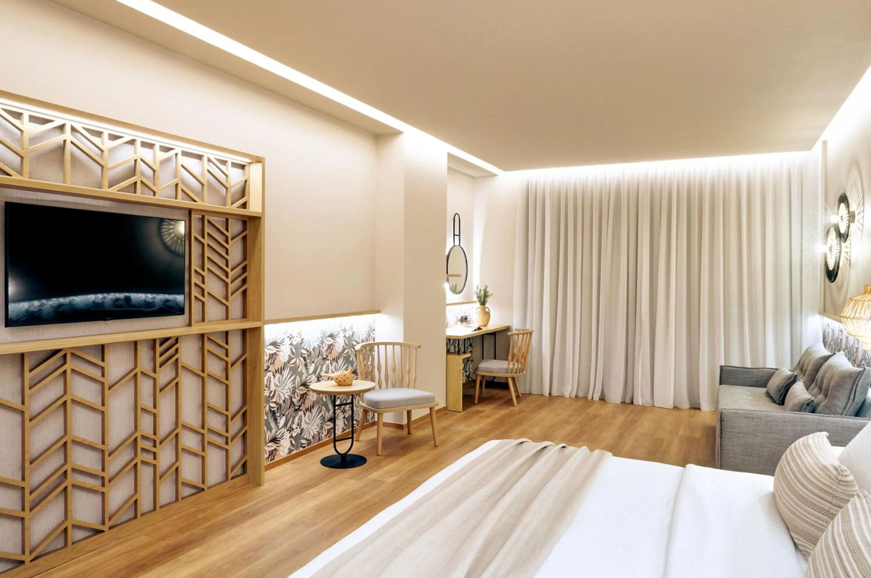 Bed in Zeus Eleva Mirabello Bay