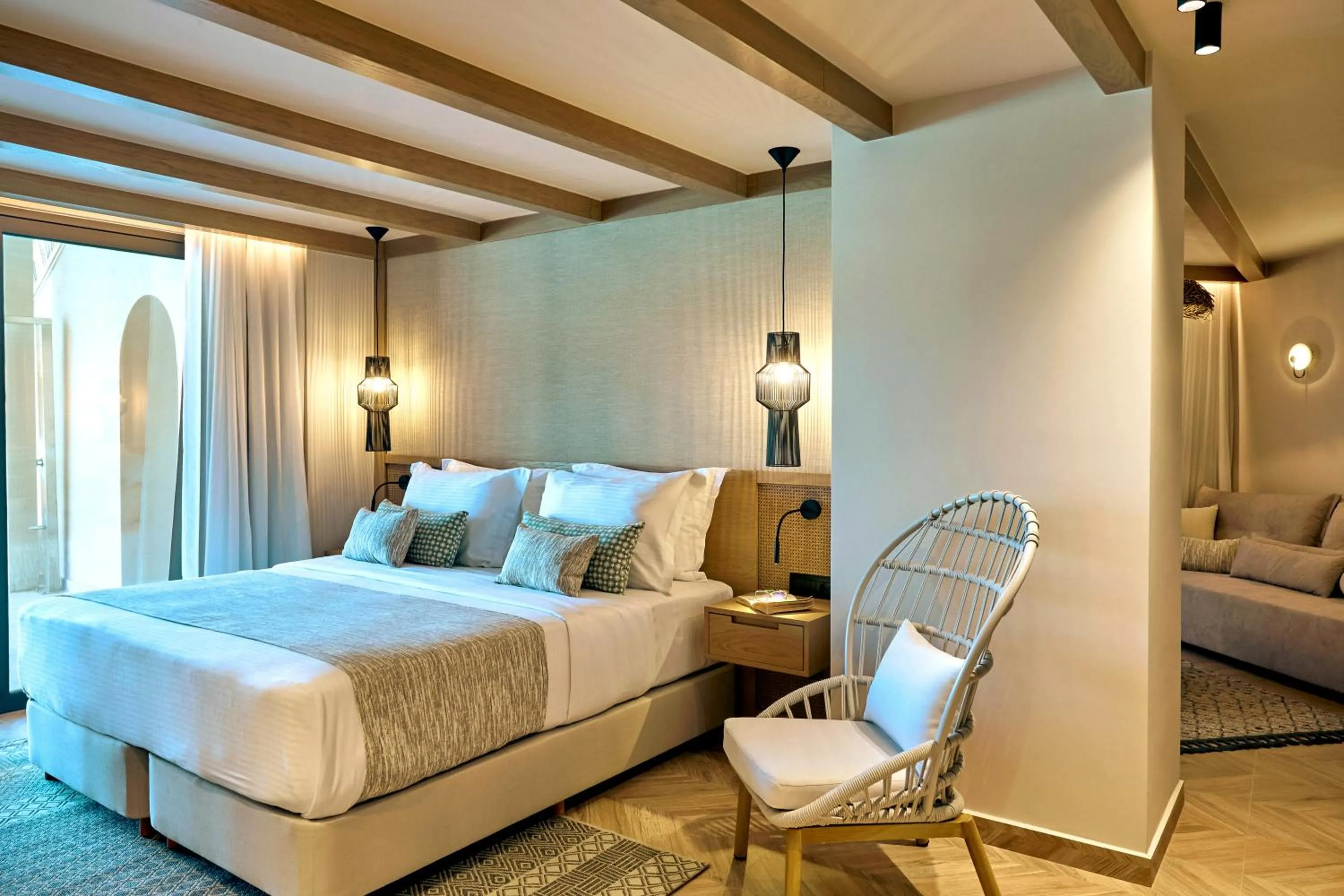 Bed in Zeus Eleva Mirabello Bay