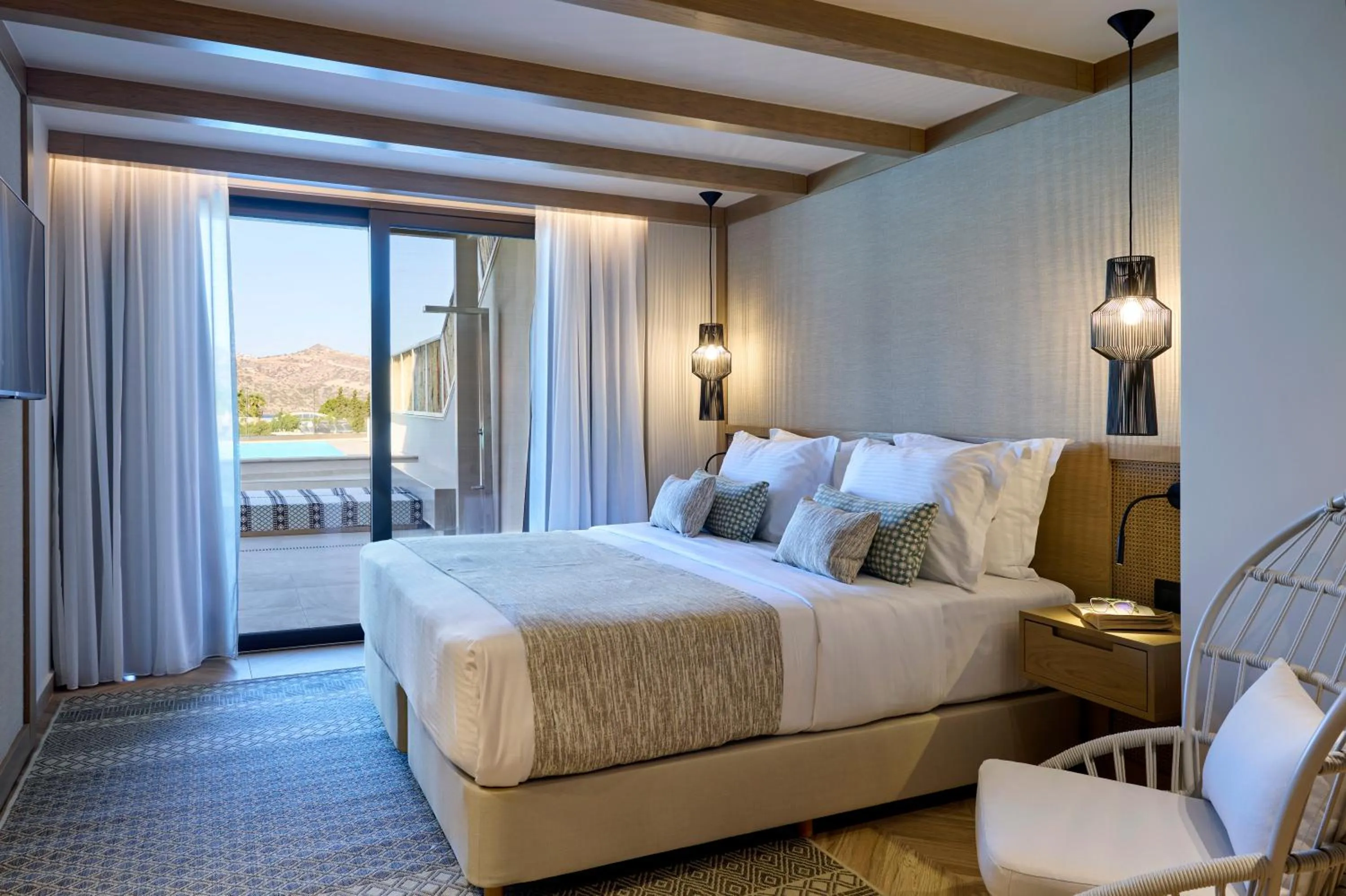 Bedroom, Bed in Wyndham Grand Crete Mirabello Bay