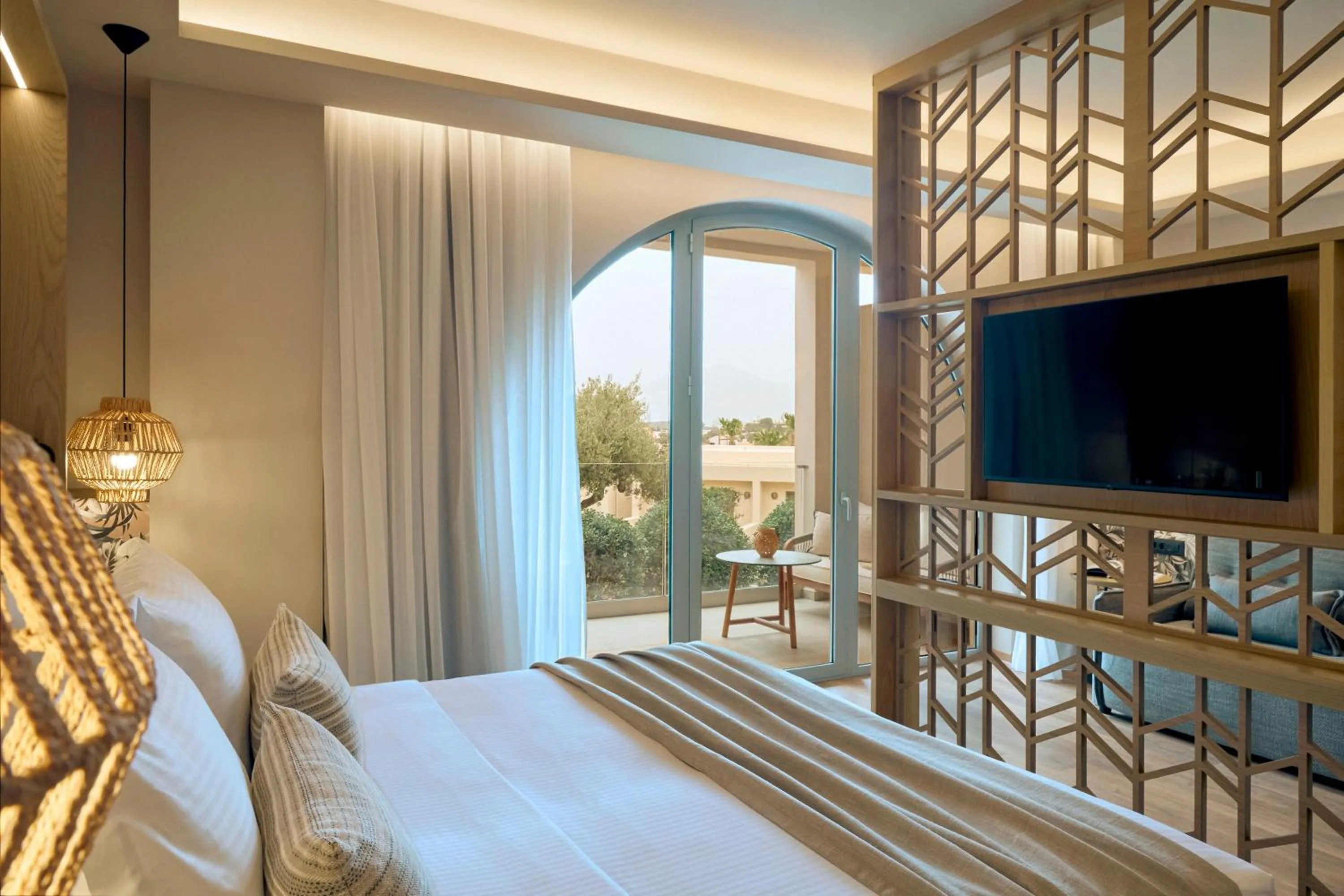 Bed in Zeus Eleva Mirabello Bay