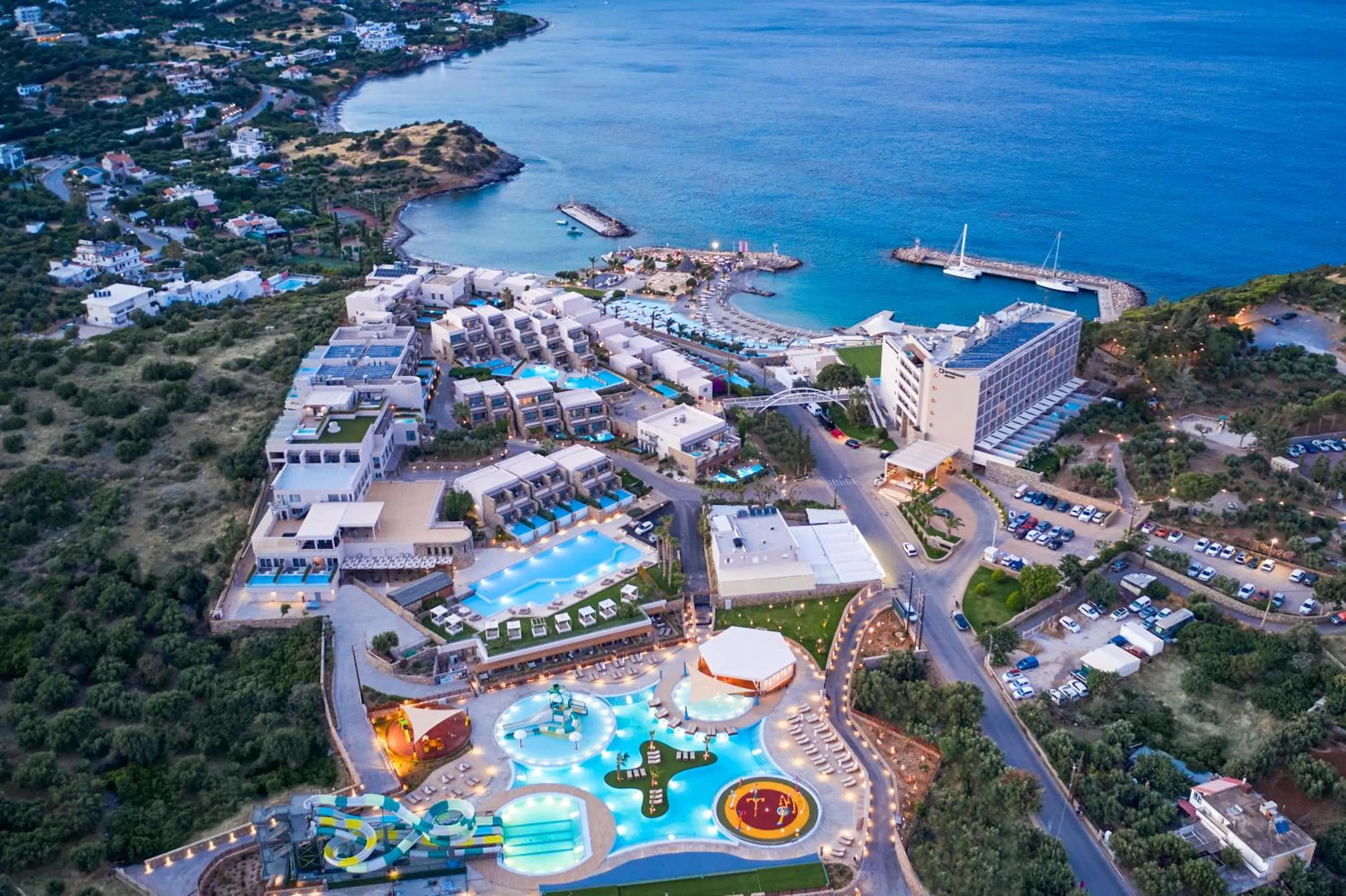 Bird's eye view in Wyndham Grand Crete Mirabello Bay