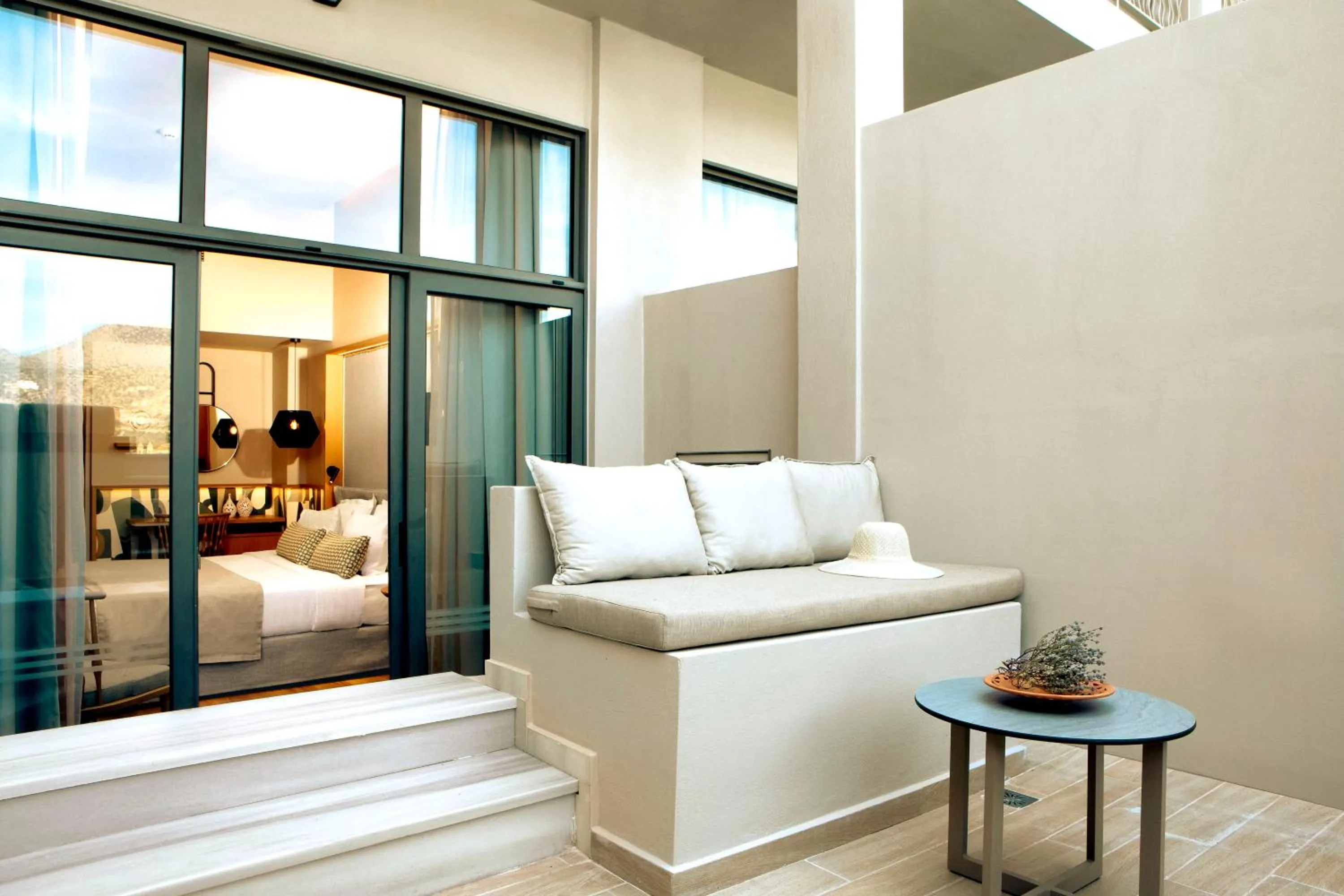 Bed in Zeus Eleva Mirabello Bay