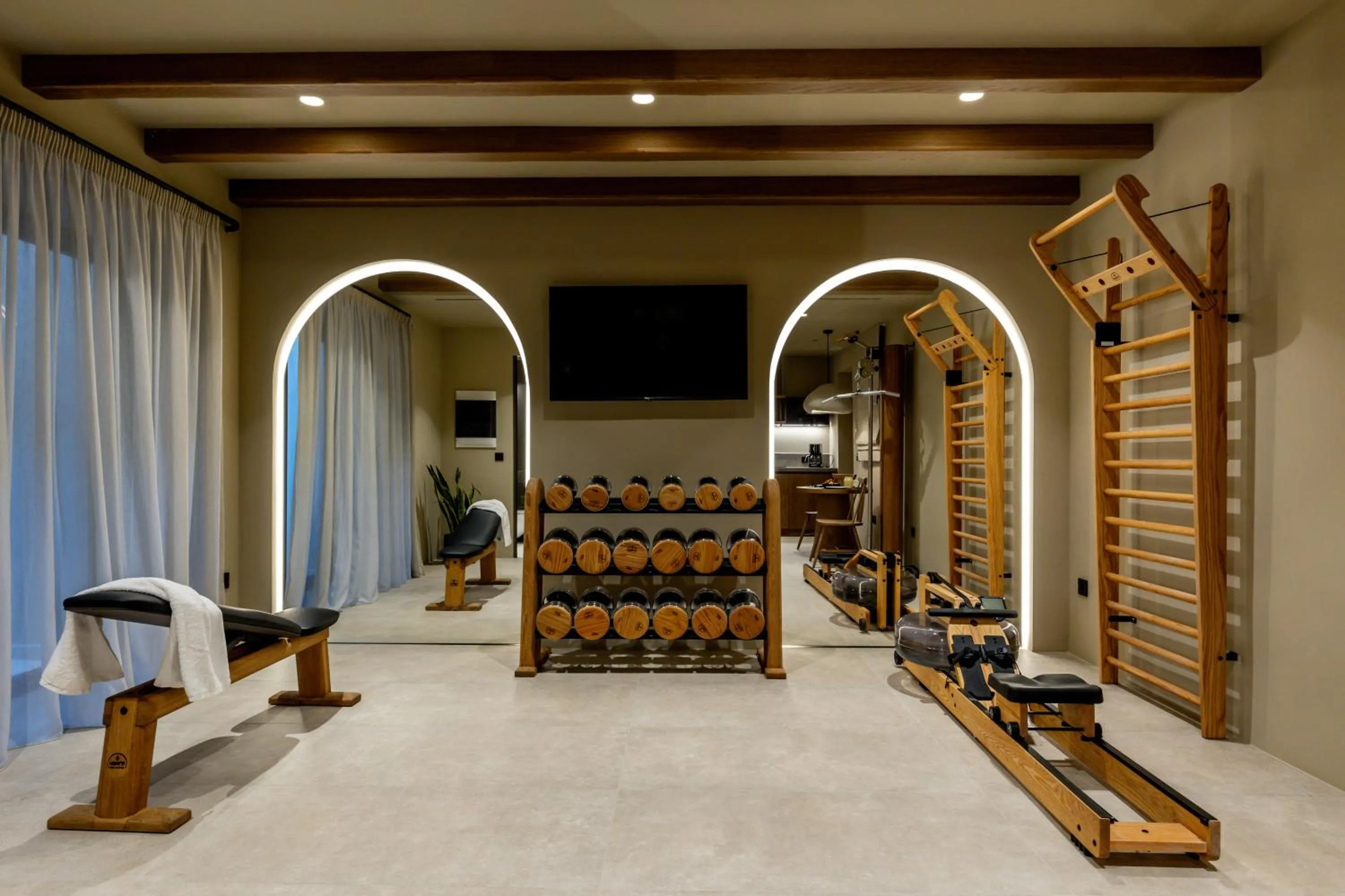 Fitness centre/facilities in Unique Blue! Resort and Villas Adults Only