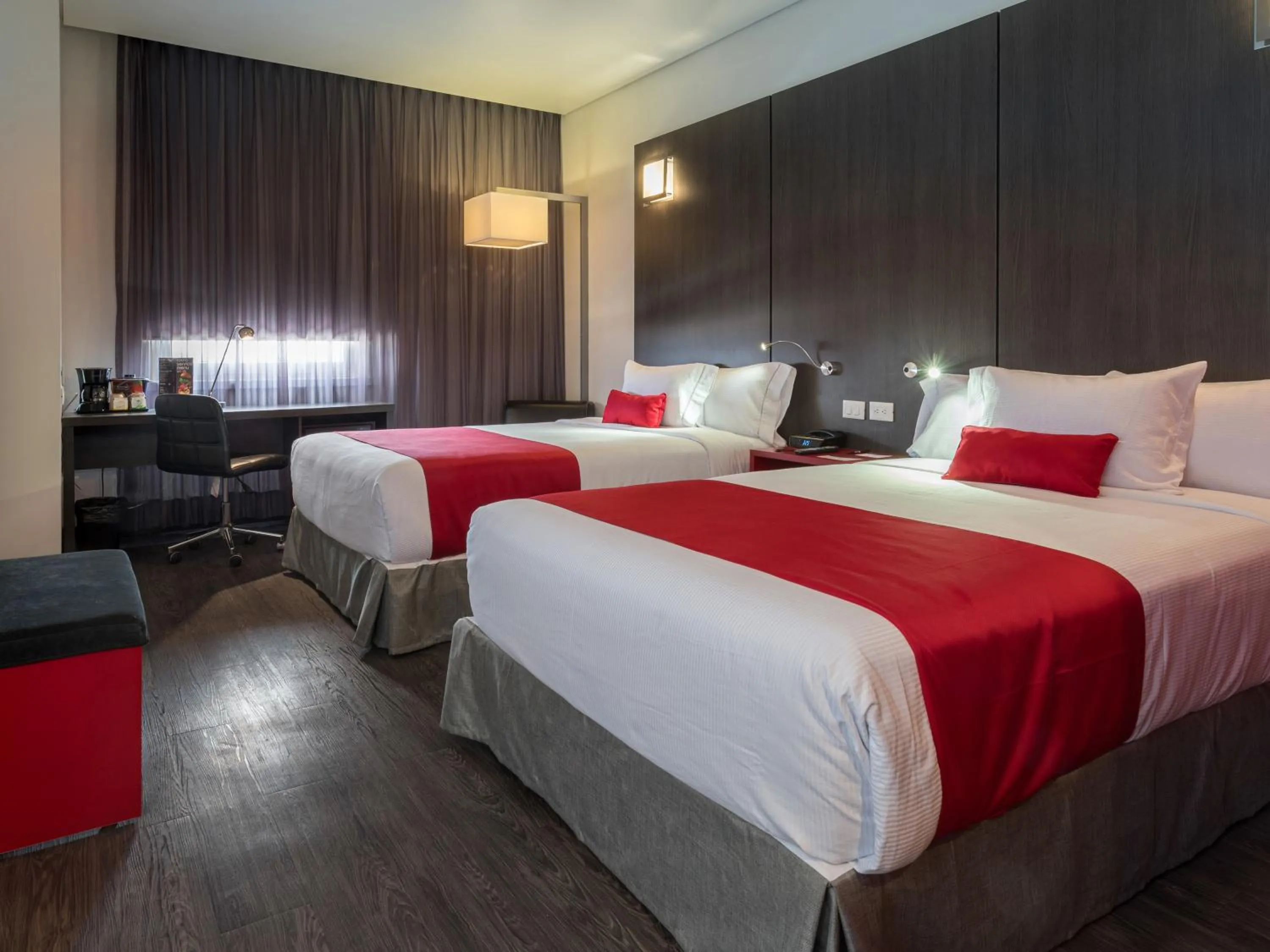 Bedroom, Bed in Ramada Encore by Wyndham Guadalajara Sur