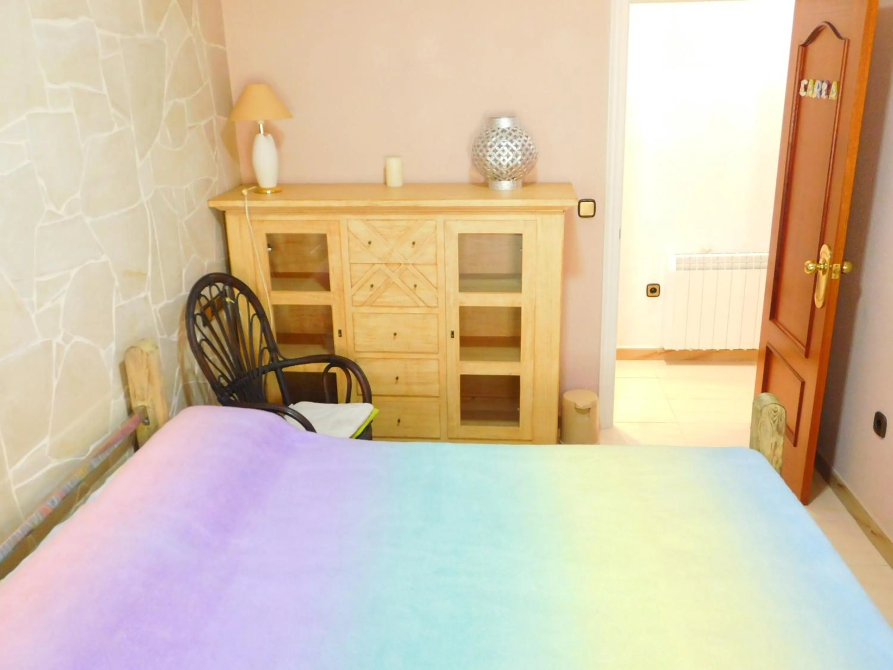 Bed in GMID IMMO Casa Canyelles