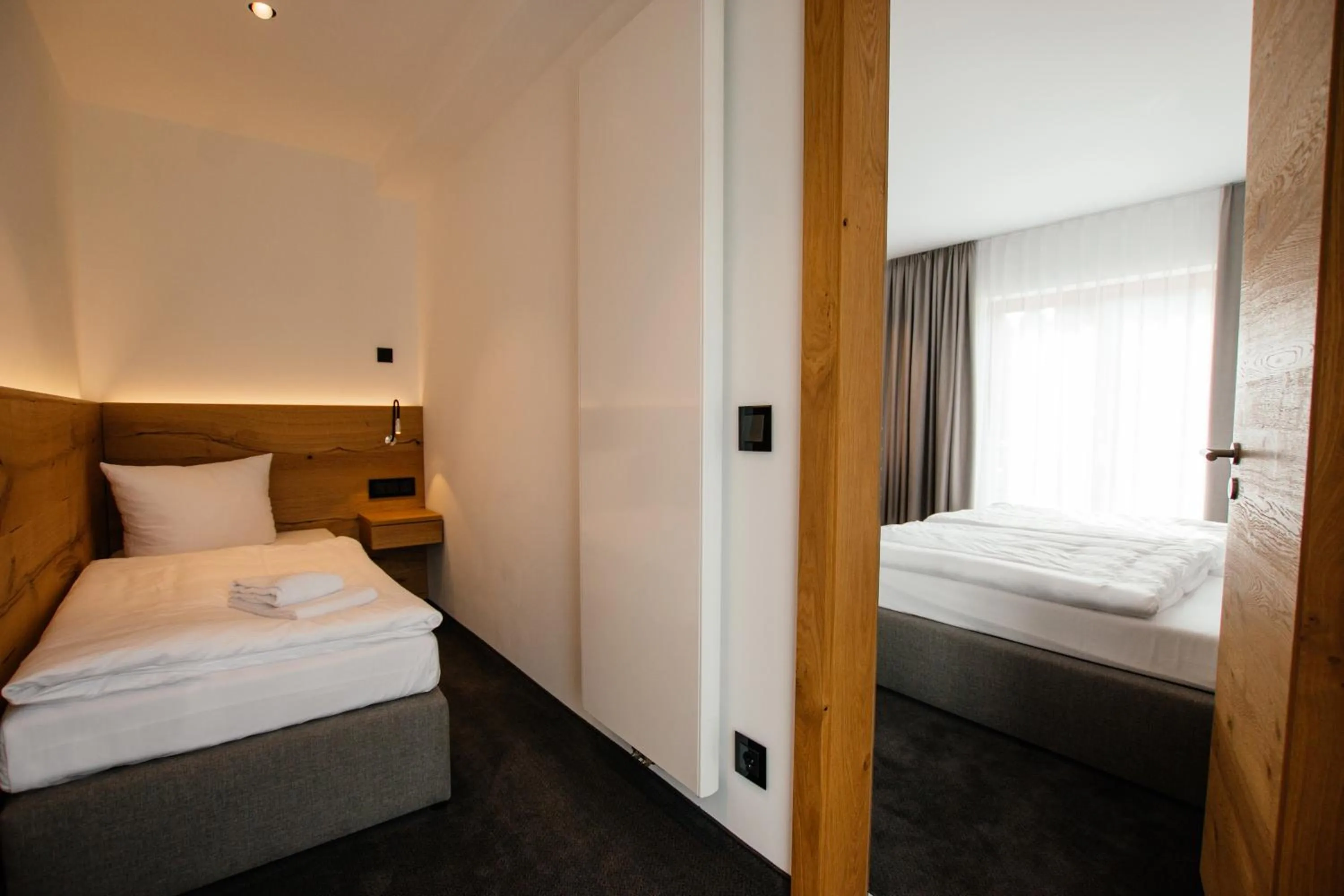 Bed in Hotel Tannenhaus